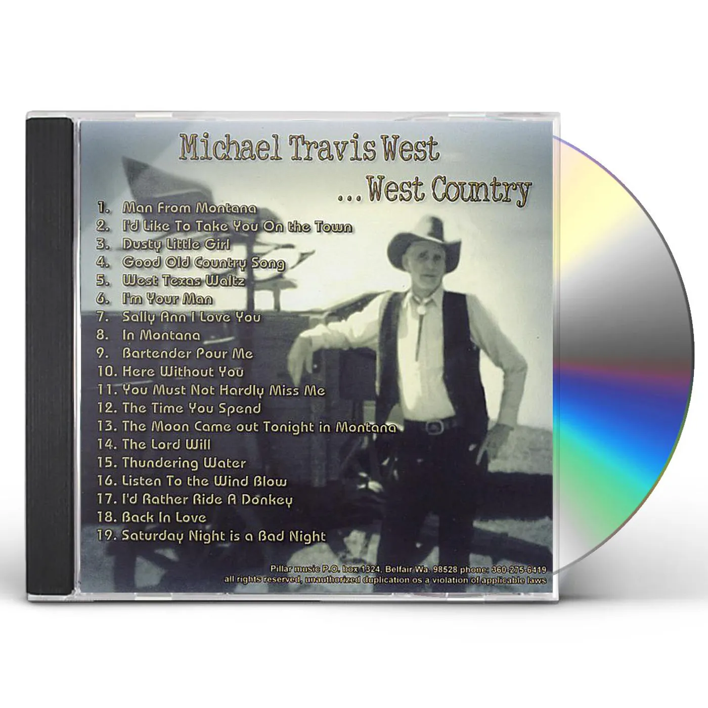 Michael Travis West WEST COUNTRY CD