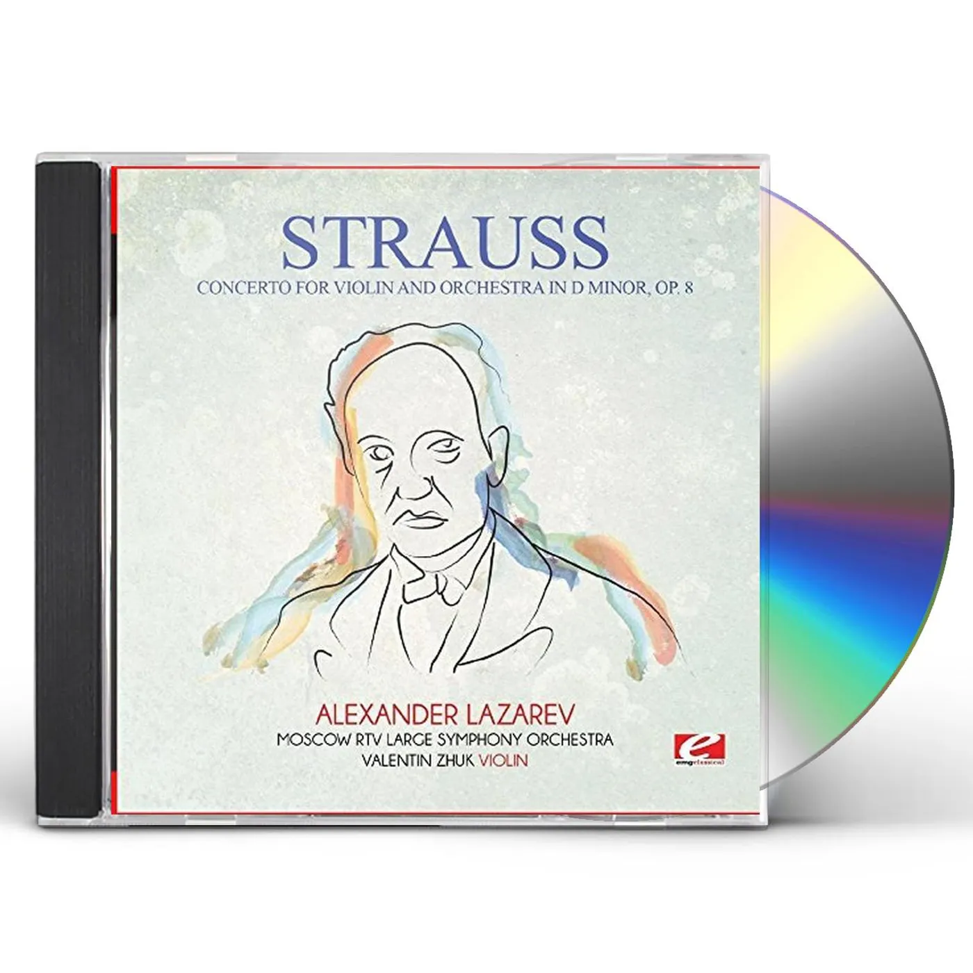 Strauss CONCERTO FOR VIOLIN & ORCHESTRA IN D MINOR OP. 8 CD