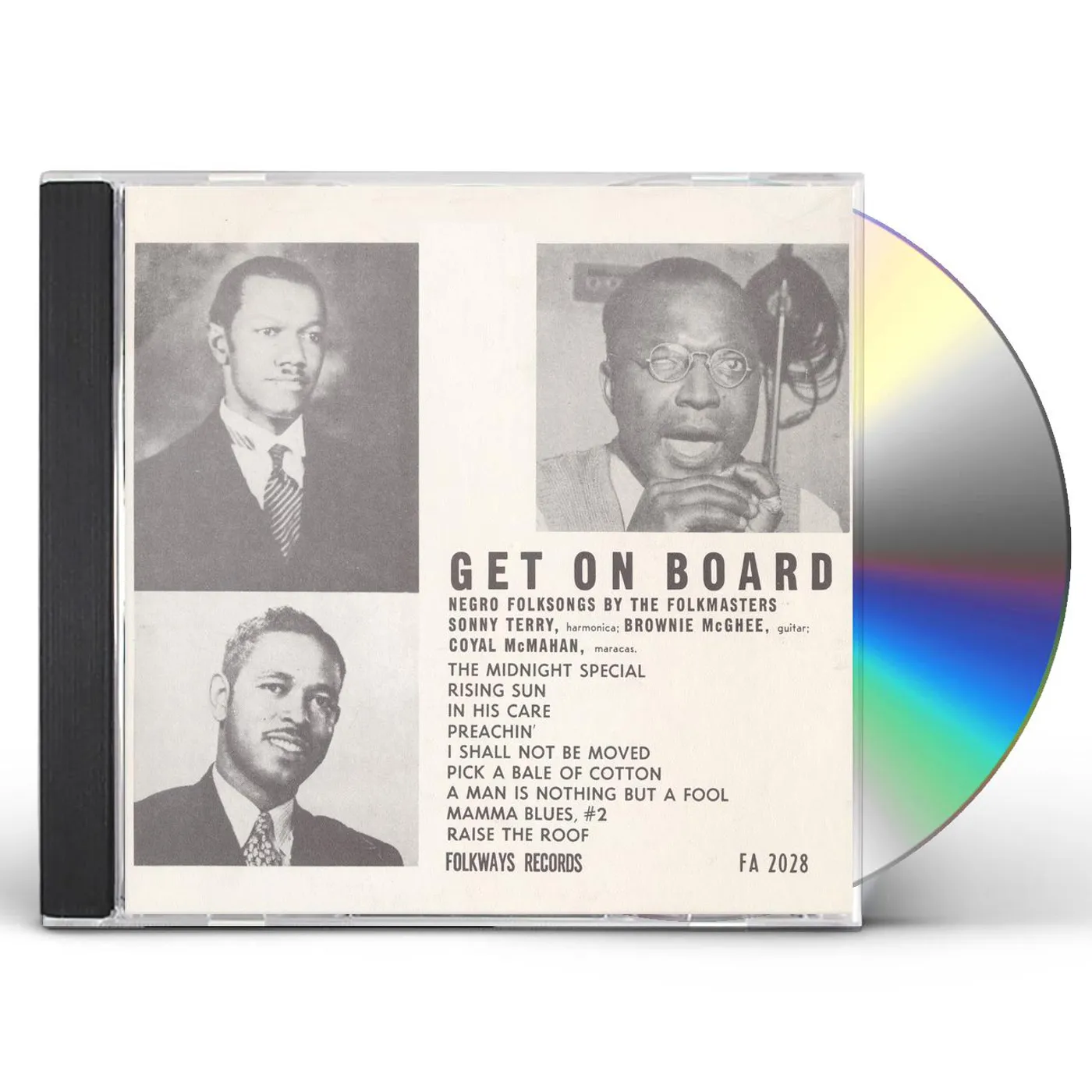 Sonny Terry and Brownie McGhee GET ON BOARD: NEGRO FOLKSONGS BY THE FOLKMASTERS CD