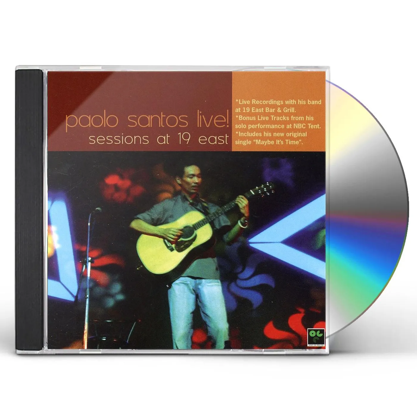 Paolo Santos LIVE! SESSIONS AT 19 EAST CD