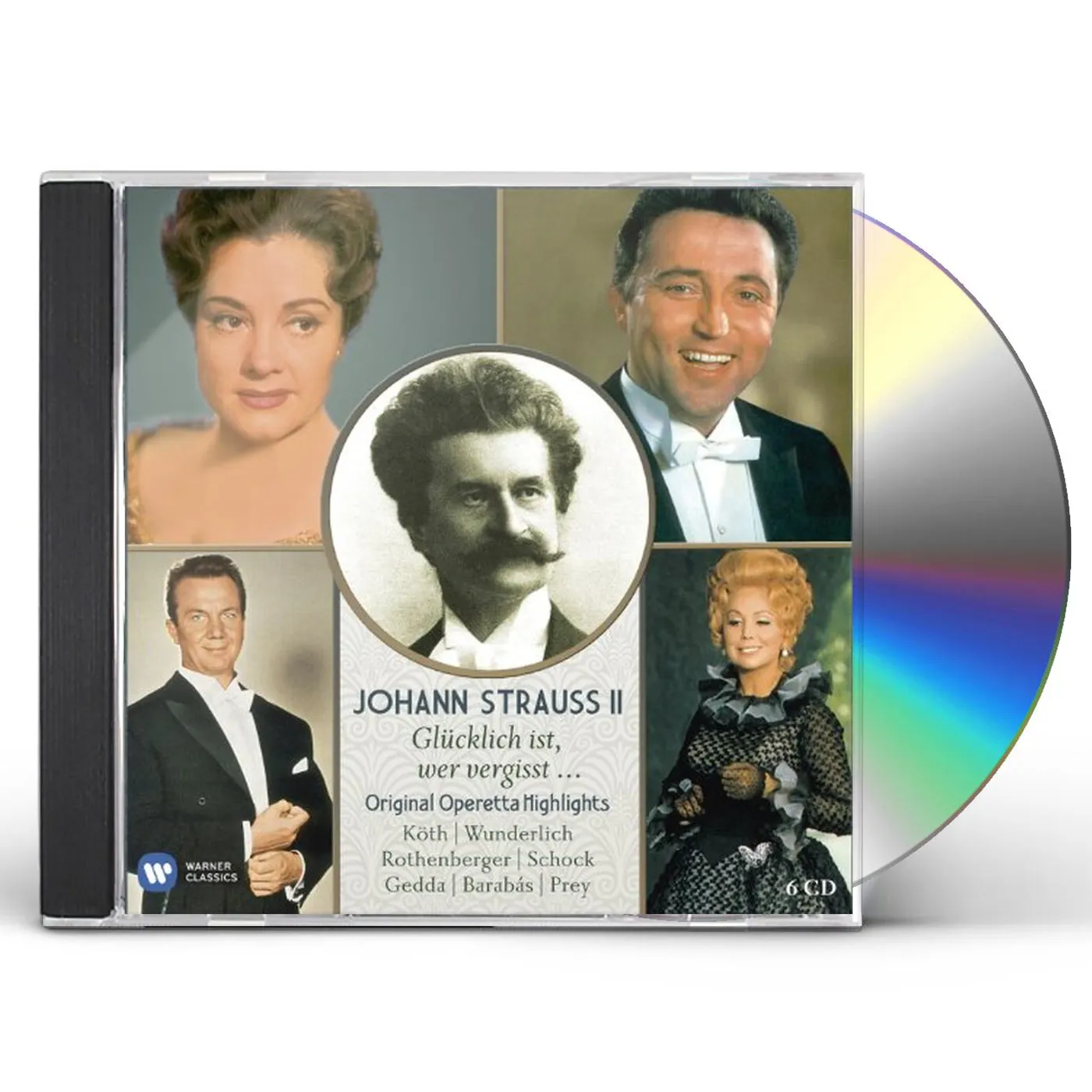 R.Strauss JOHANN STRAUSS II: ORIGINAL OPERETTA HIGHLIGHTS CD