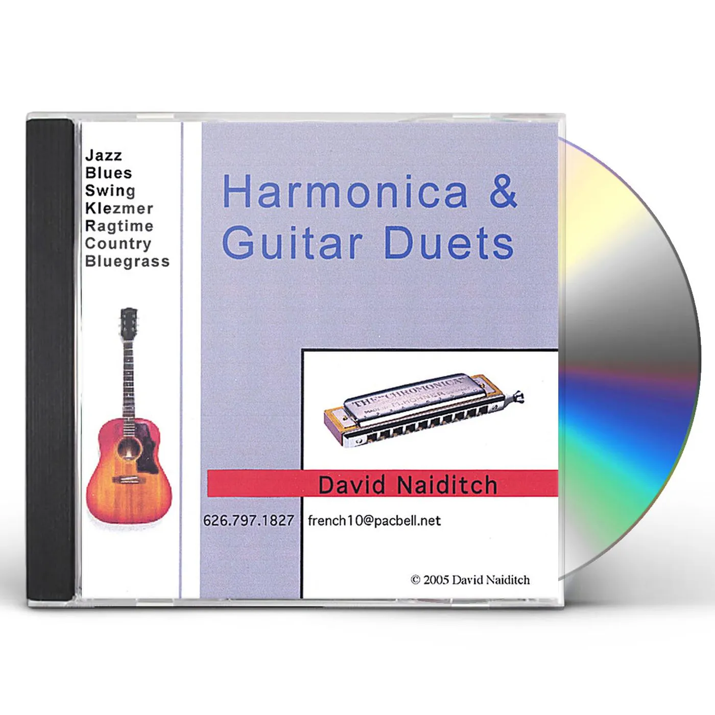 David Naiditch HARMONICA & GUITAR DUETS CD