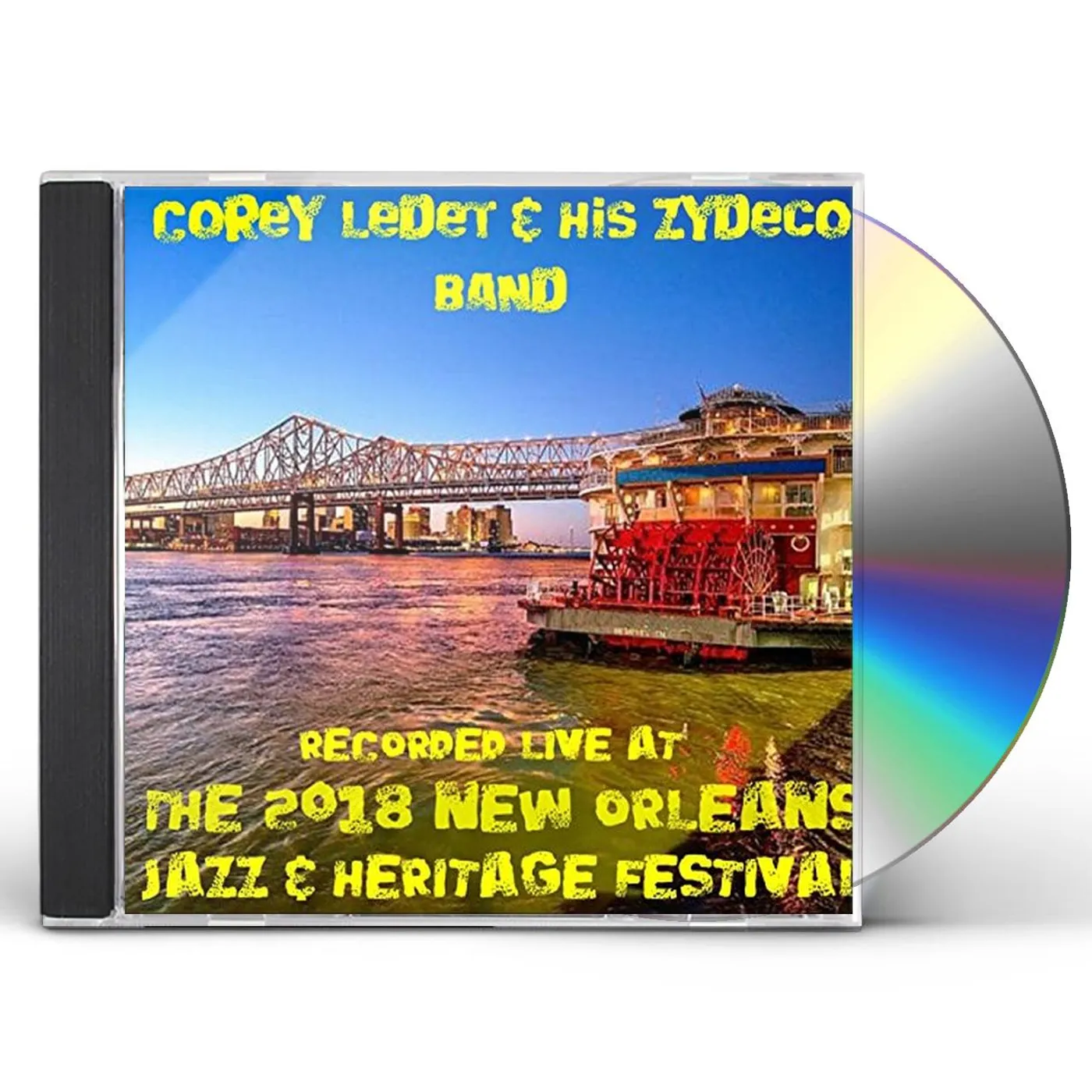 Corey Ledet LIVE AT JAZZFEST 2018 CD