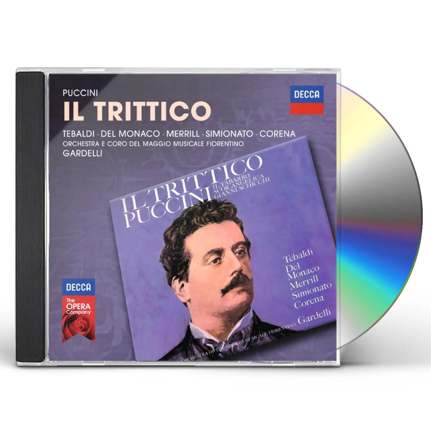 puccini IL TRITTICO TEBALDI DEL MONACO MERRILL CD