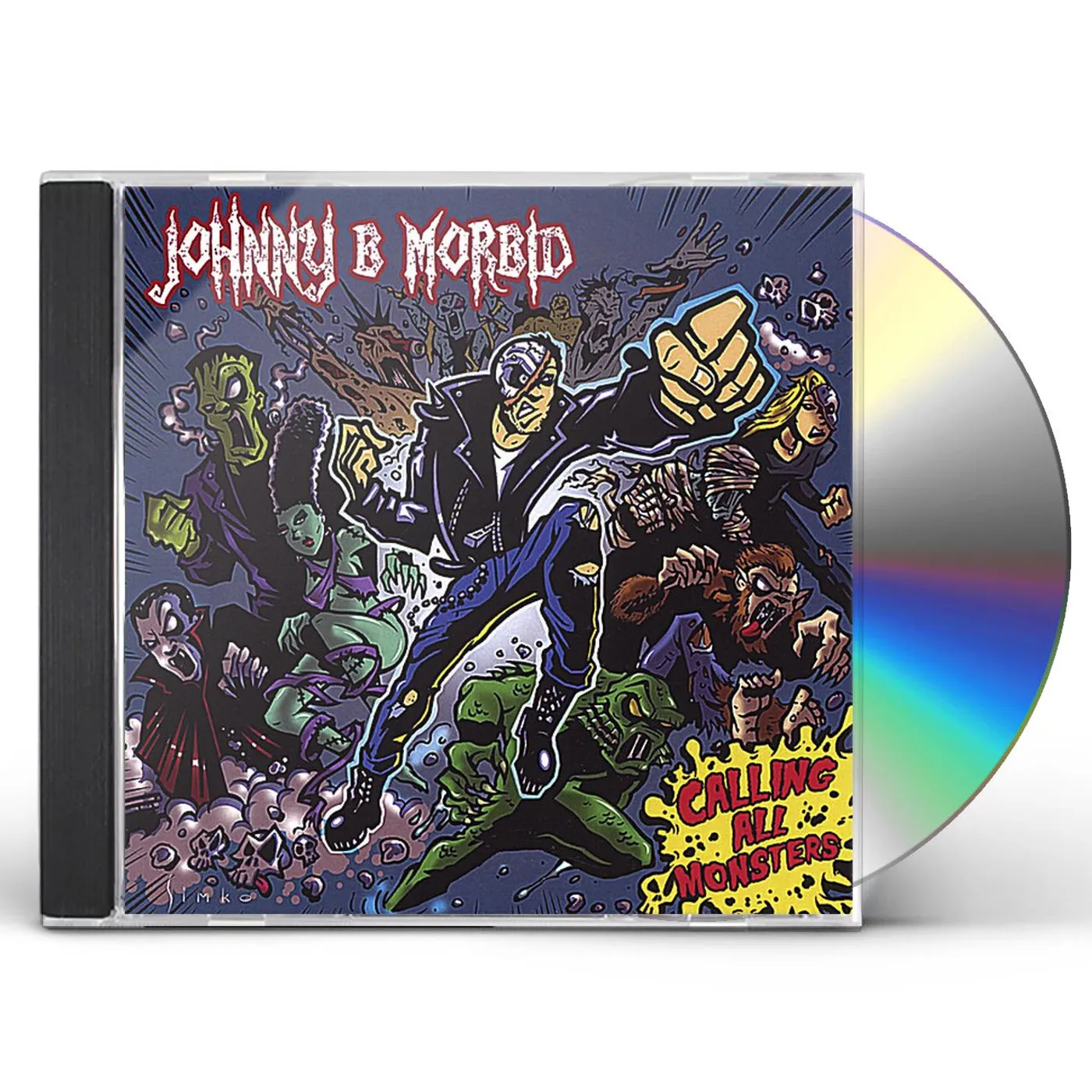 Johnny B. Morbid CALLING ALL MONSTERS CD