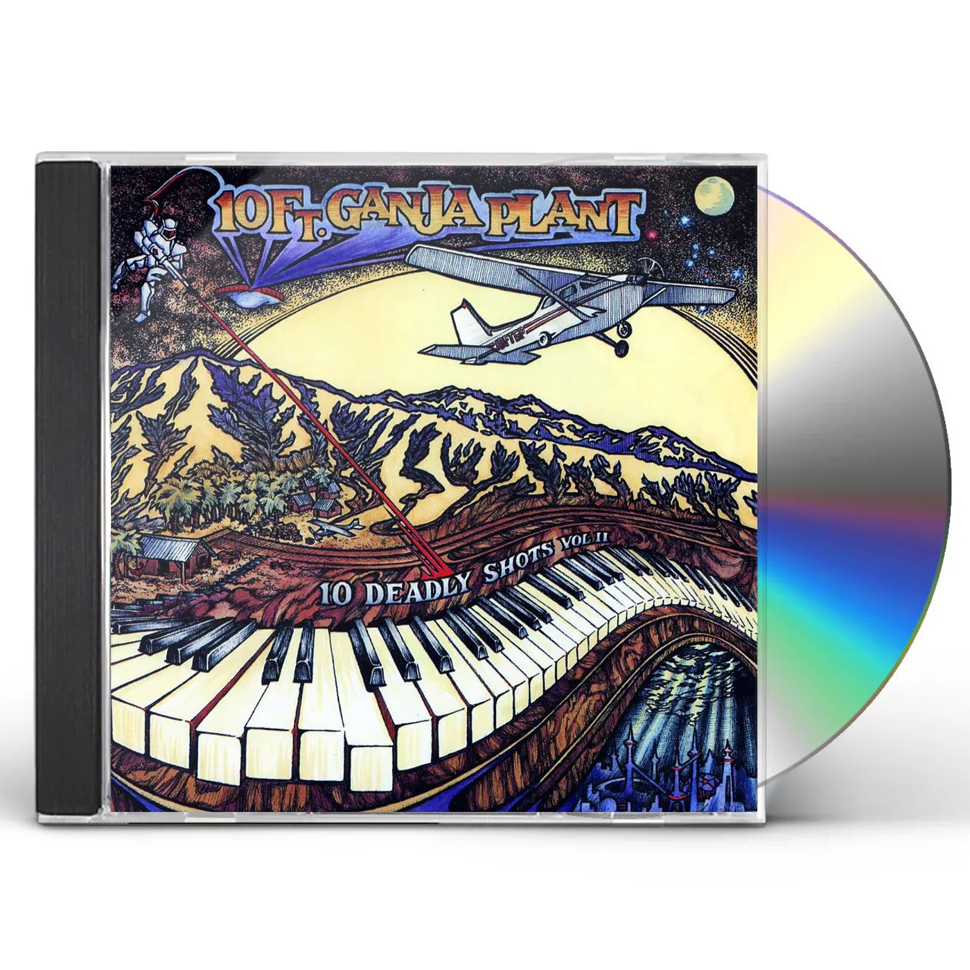 10 Ft. Ganja Plant 10 DEADLY SHOTS II CD