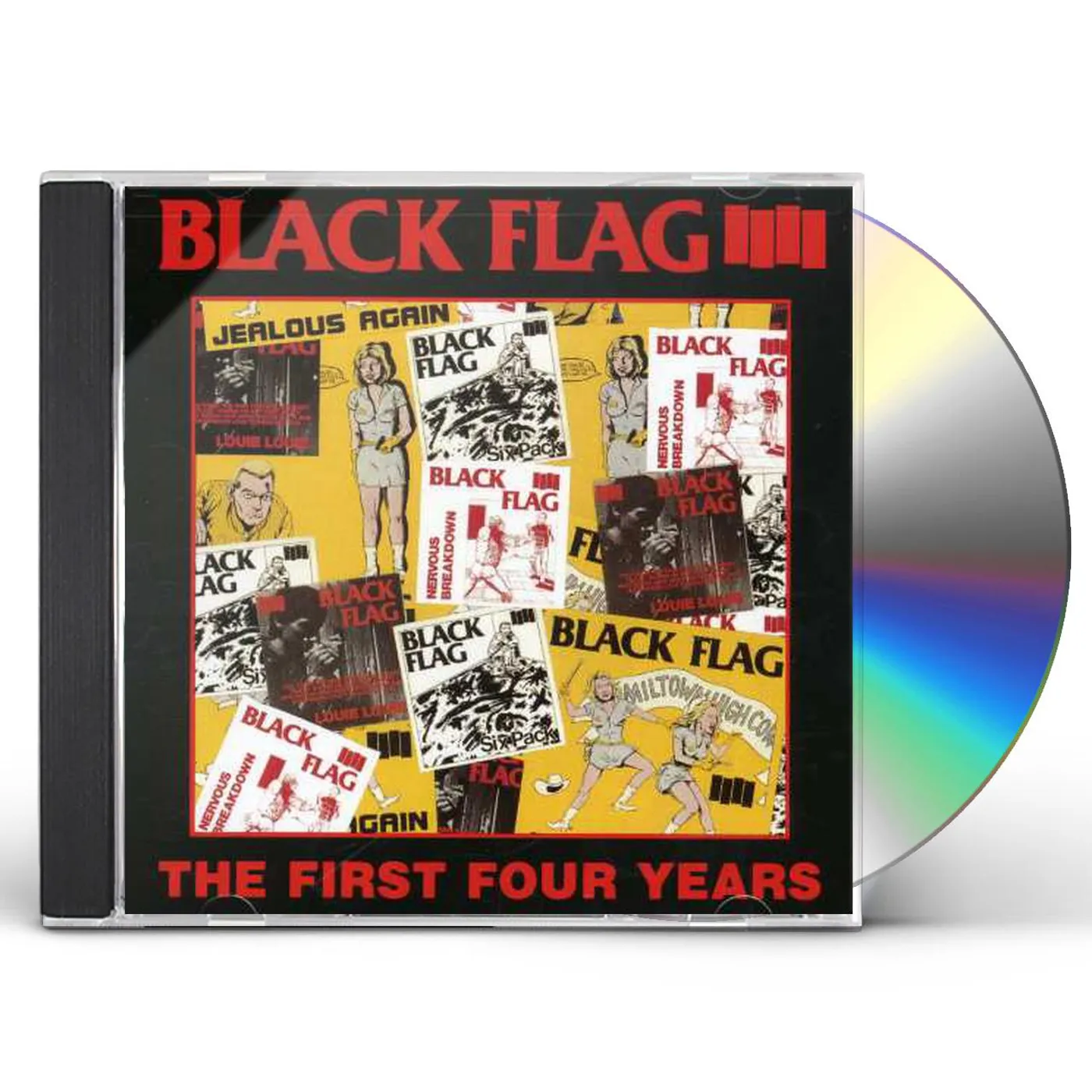 Black Flag FIRST FOUR YEARS / SINGLES CD