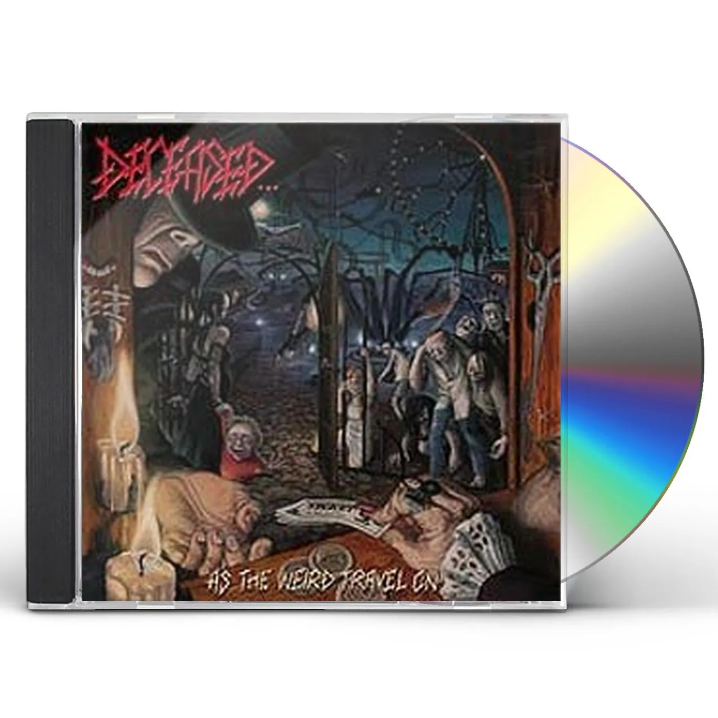 Deceased… AS THE WEIRD TRAVEL ON CD