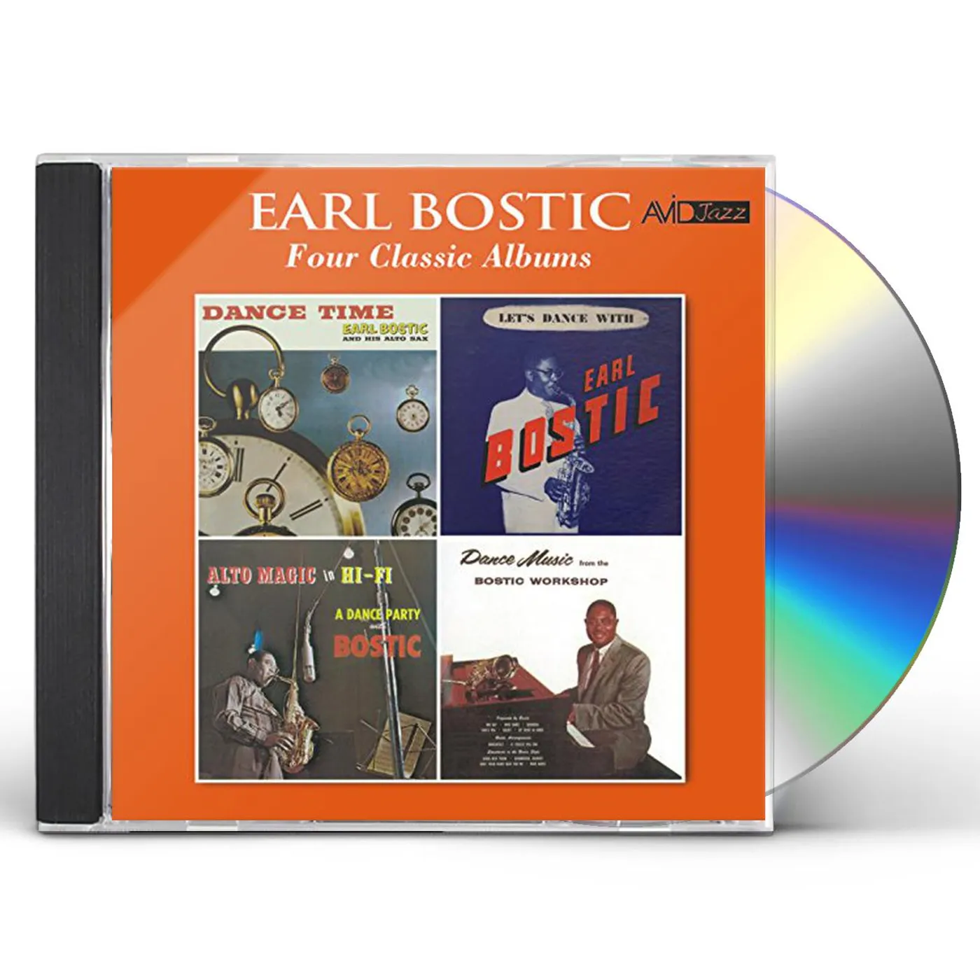 Earl Bostic DANCE TIME / LET'S DANCE / ALTO MAGIC IN HI-FI CD