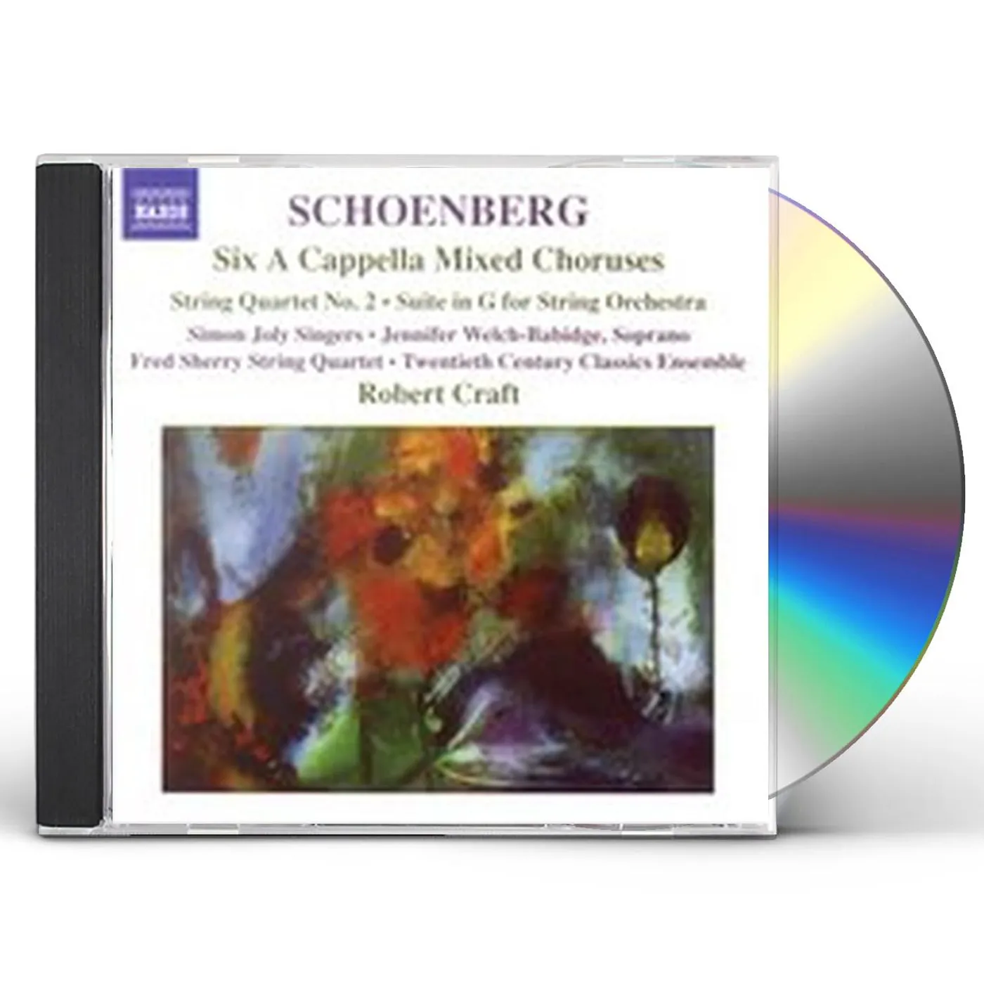 Schoenberg SIX A CAPPELLA FOLKSONGS CD