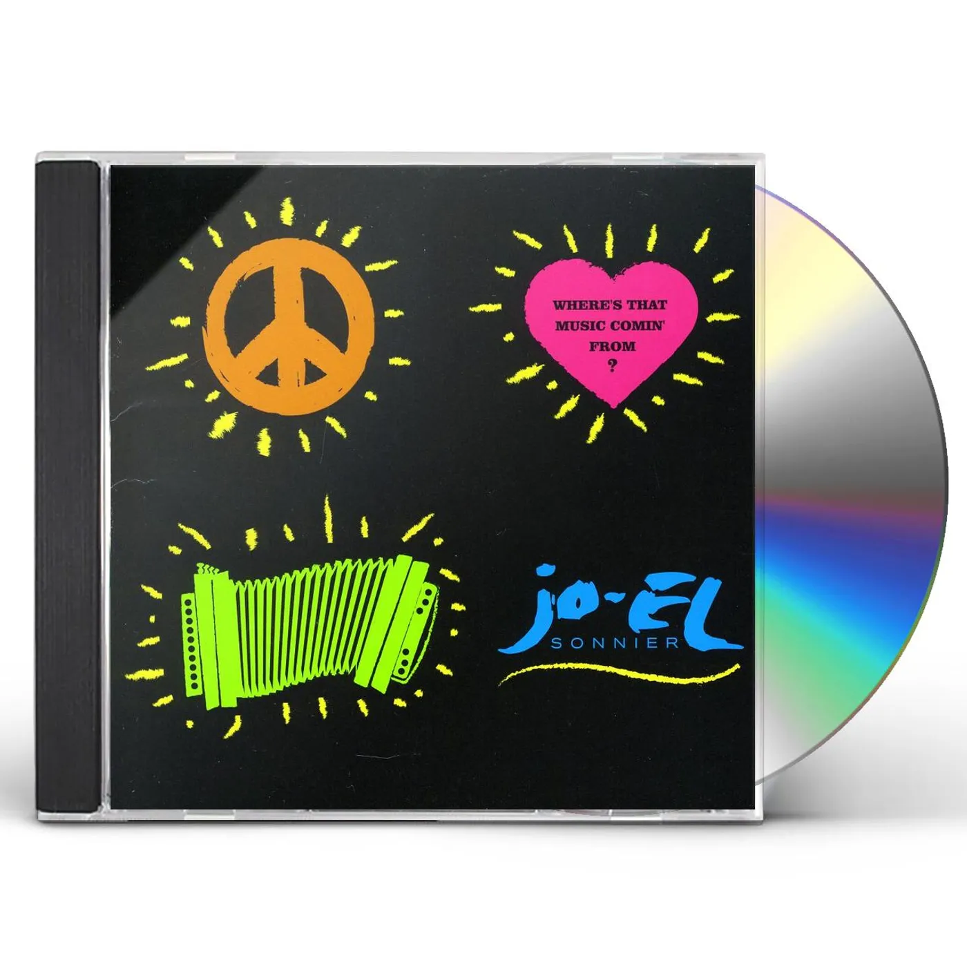 Jo-El Sonnier WHERE'S THAT MUSIC COMING FROM CD