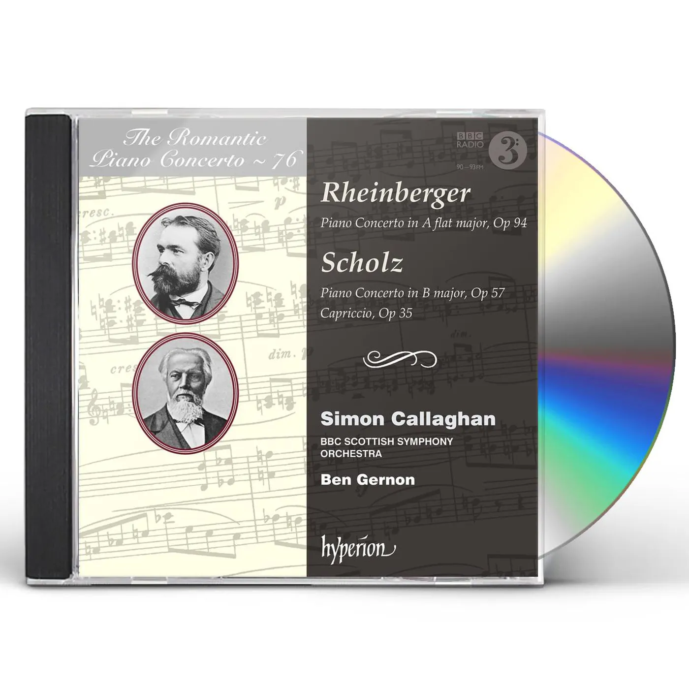 Simon Callaghan ROMANTIC PIANO CONCERTO 76 CD