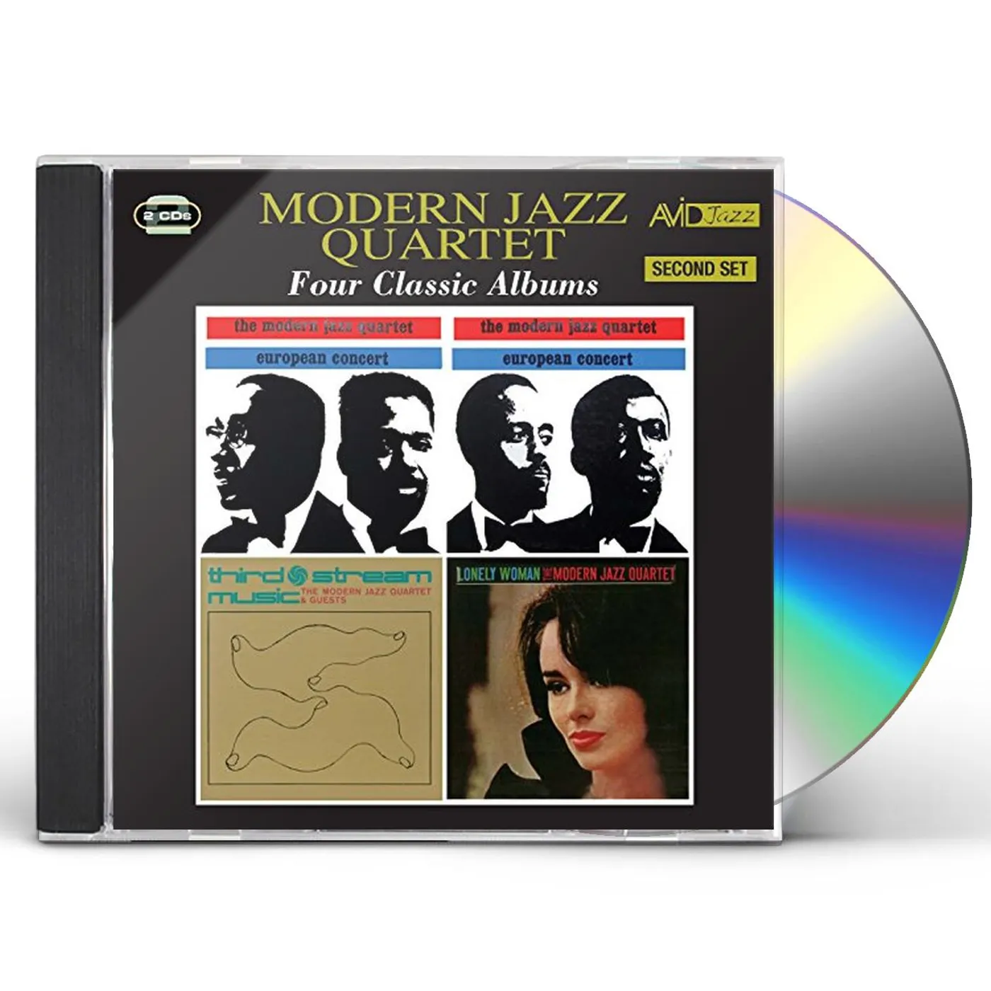 The Modern Jazz Quartet EUROPEAN CONCERT V. 1 & 2 / THIRD STREAM MUSIC CD
