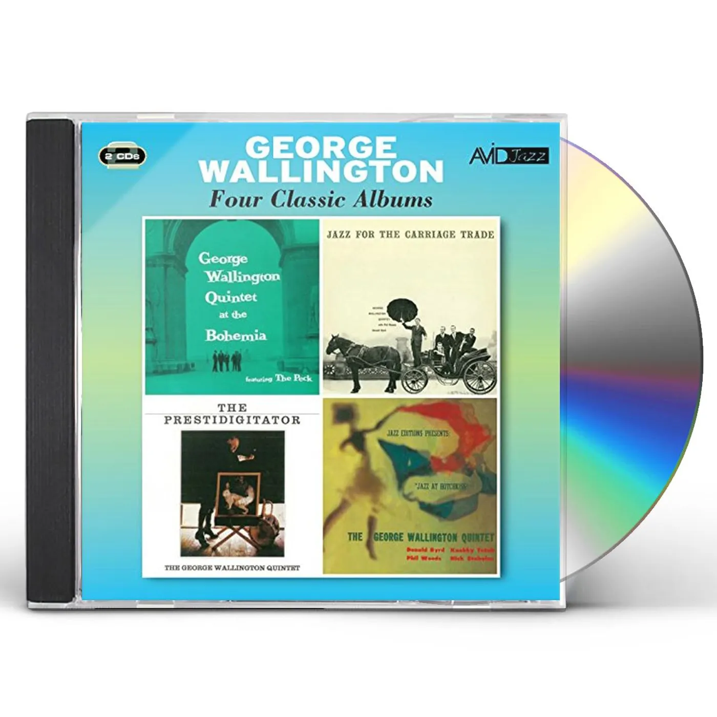 George Wallington AT THE BOHEMIA / JAZZ FOR THE CARRIAGE TRADE CD