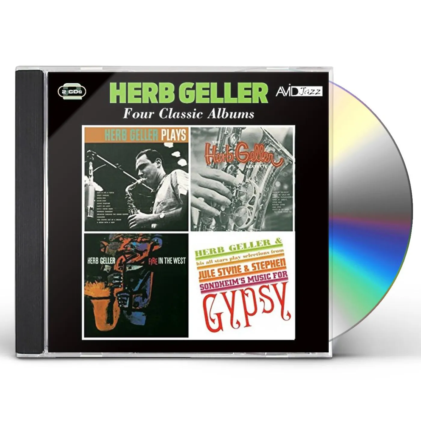 Herb Geller PLAYS / SEXTETTE / FIRE IN THE WEST / PLAYS GYPSY CD