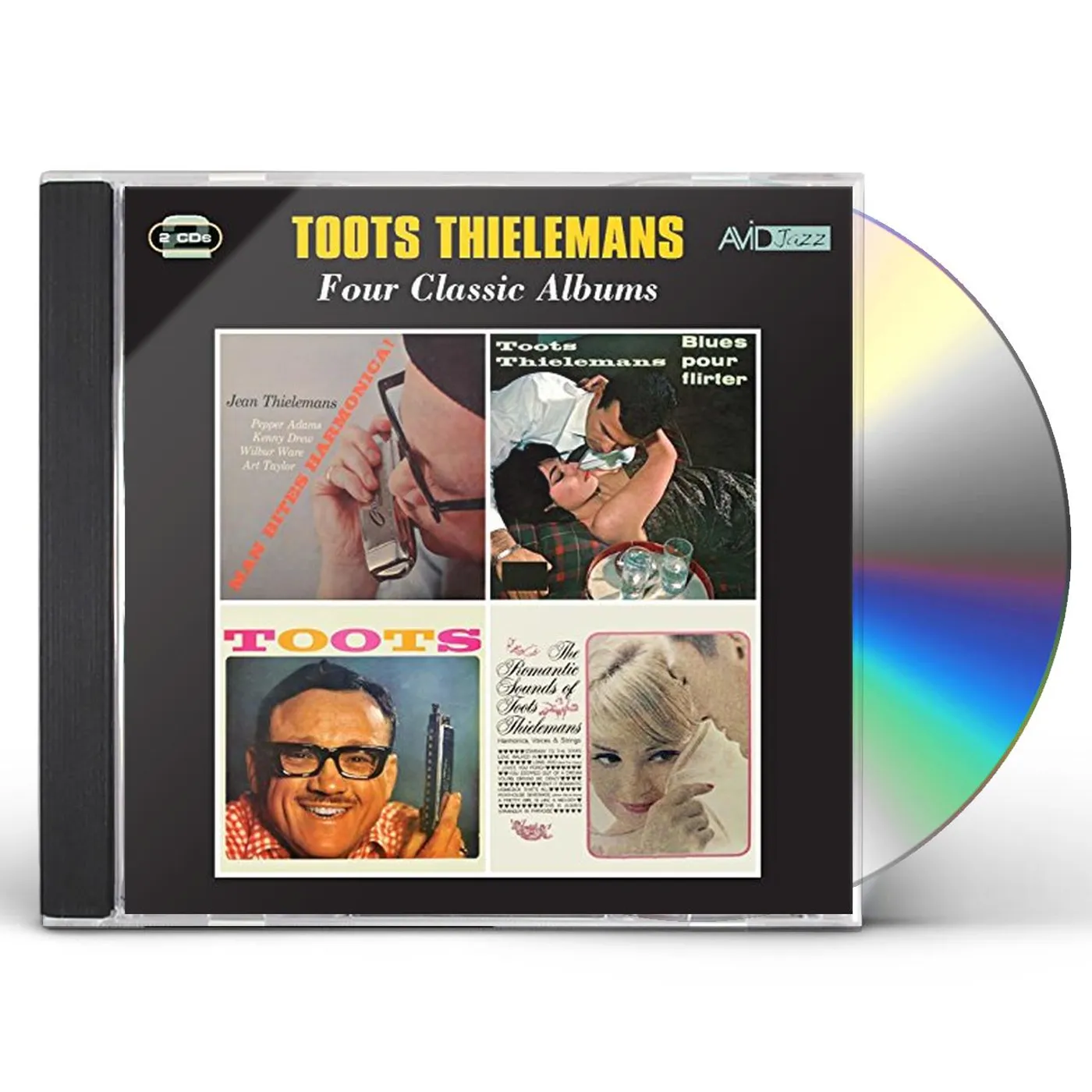 Toots Thielemans MAN BITES HARMONICA / BLUES POUR FLIRTER CD