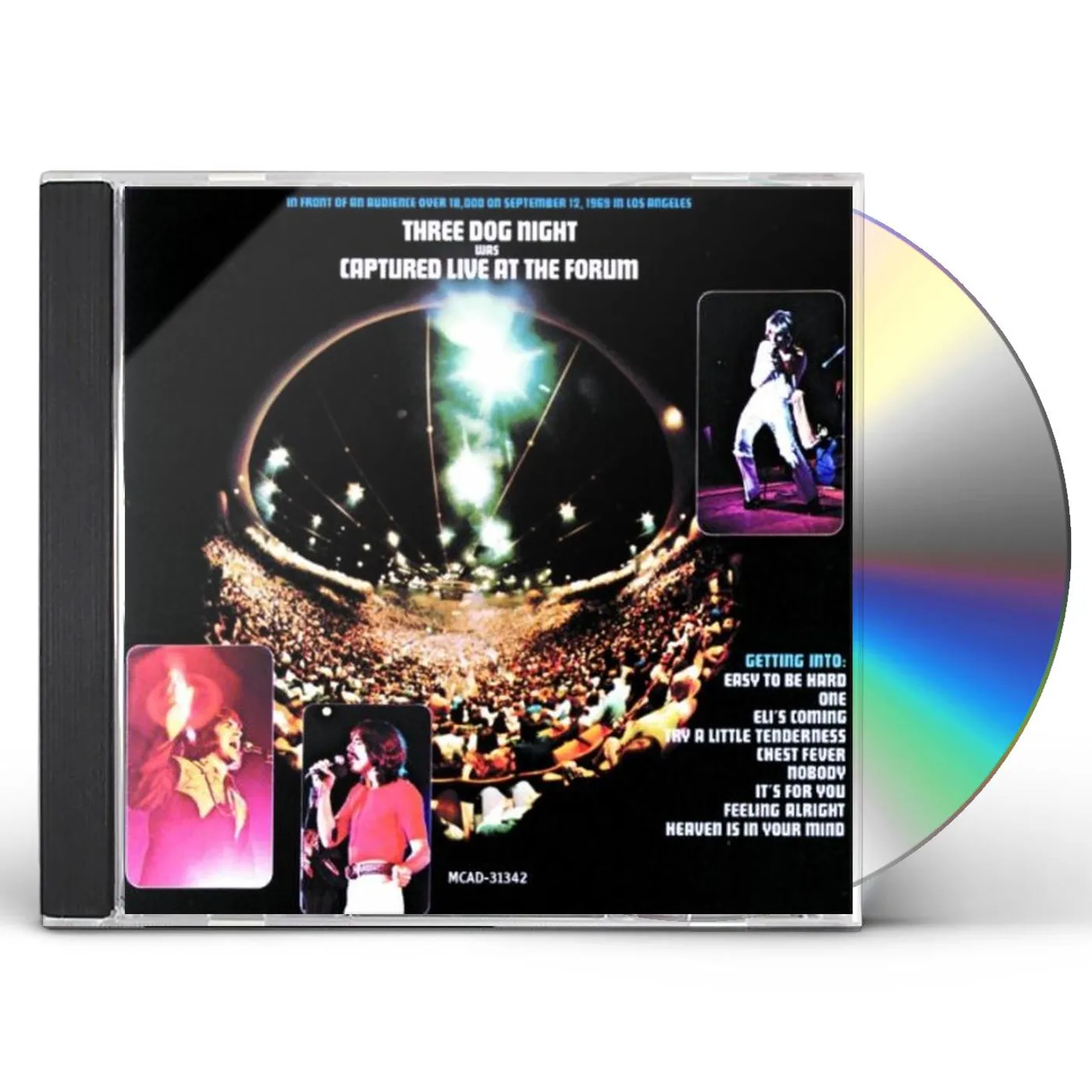 Three Dog Night CAPTURED LIVE AT FORUM CD