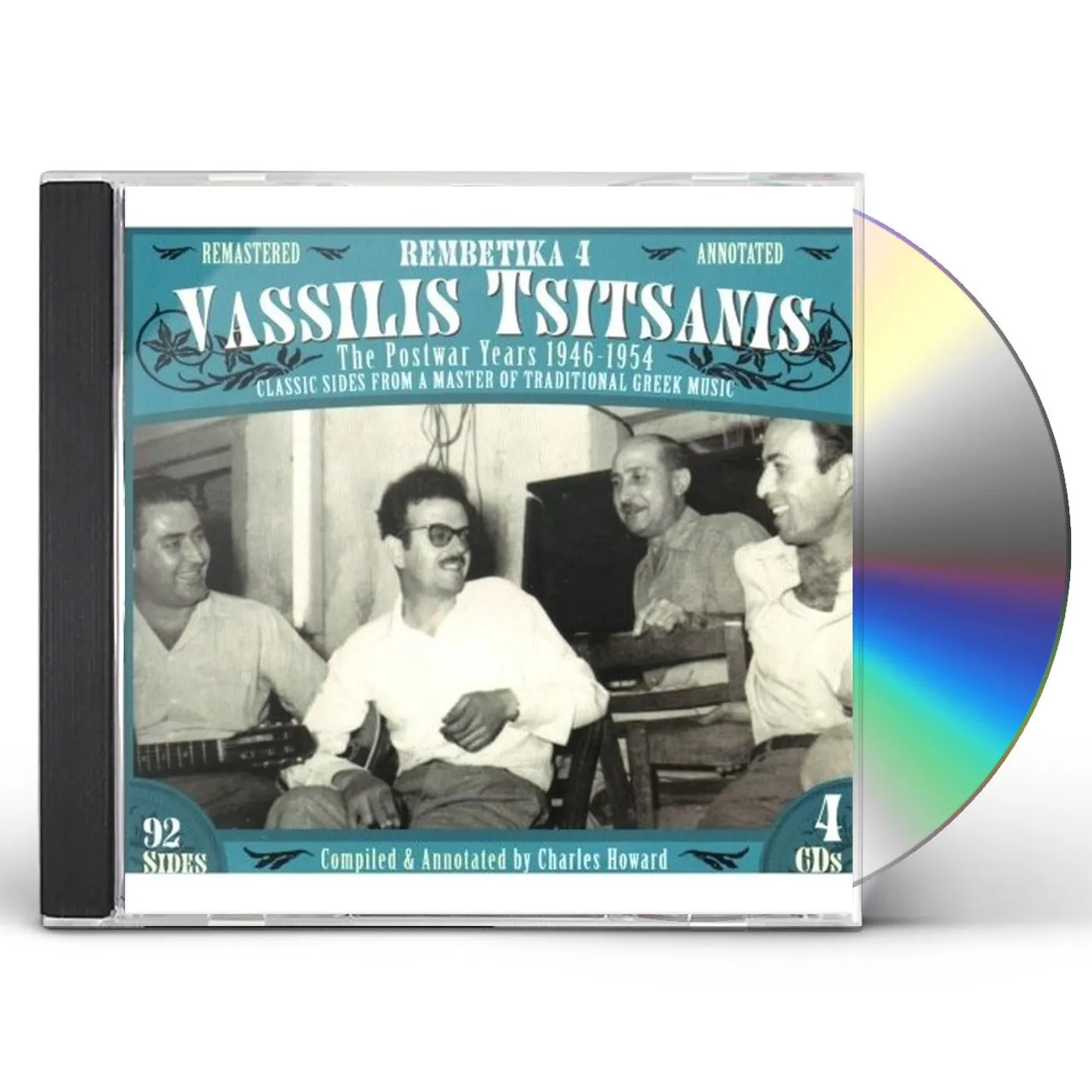 Vasilis Tsitsanis REMBETIKA 4 VASSILIS TSISANIS THE POSTWAR YEARS CD