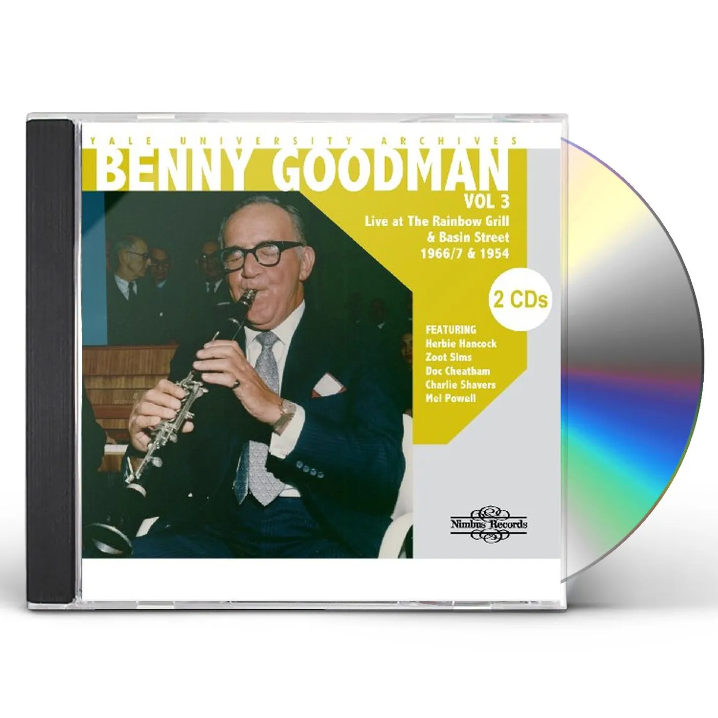 Benny Goodman YALE UNIVERSITY ARCHIVES 3 CD