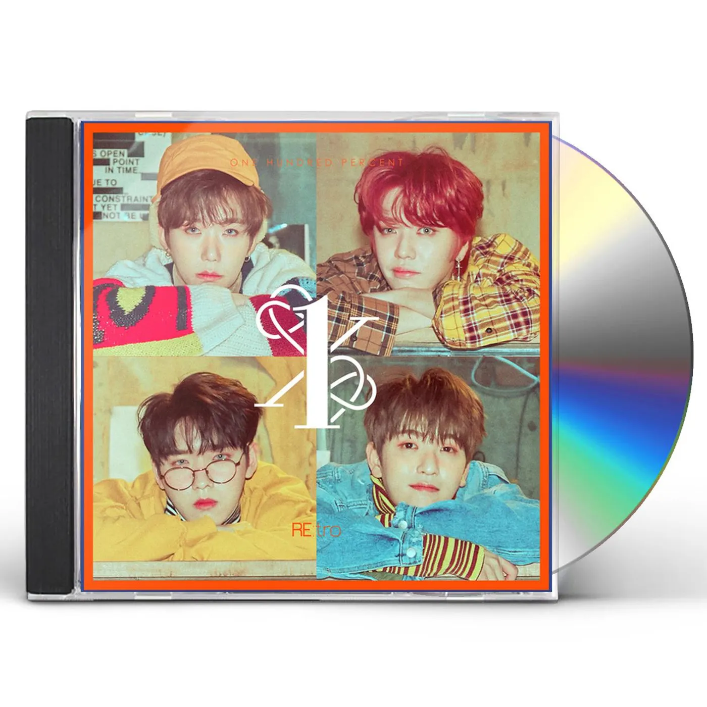 100% 6TH MINI ALBUM : RE:TRO (NEW VERSION) CD