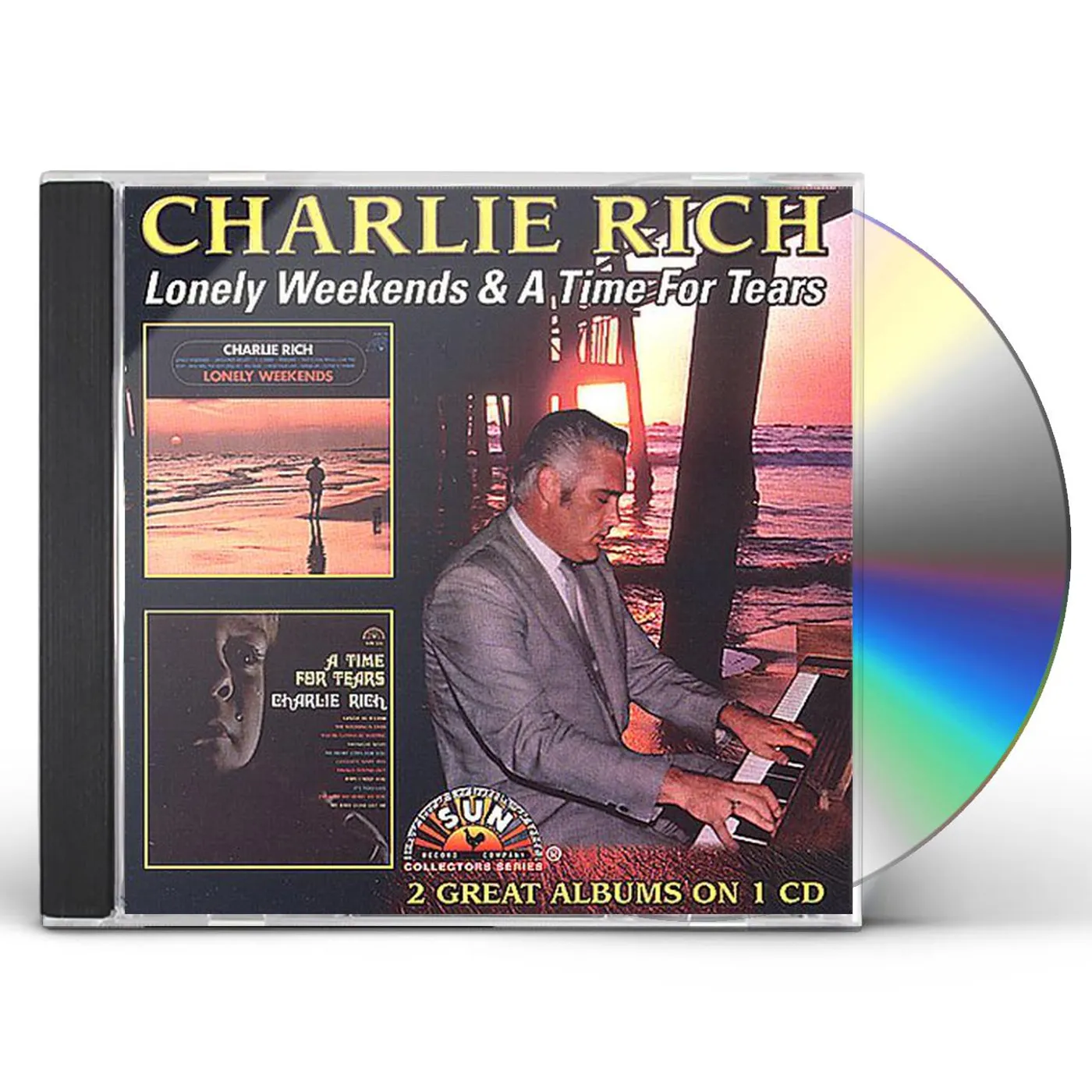 Charlie Rich LONELY WEEKENDS / TIME FOR TEARS CD