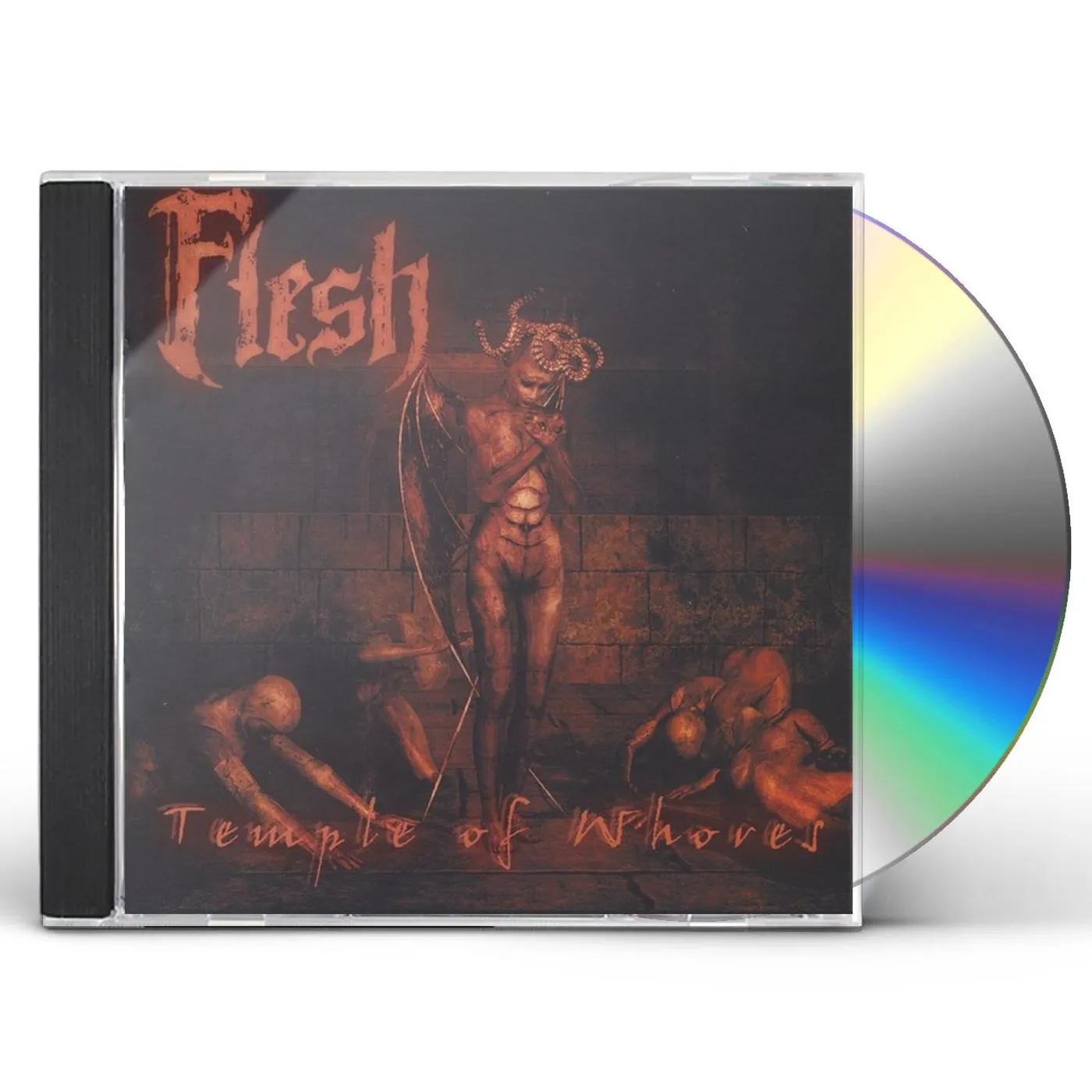 Flesh TEMPLE OF WHORES CD
