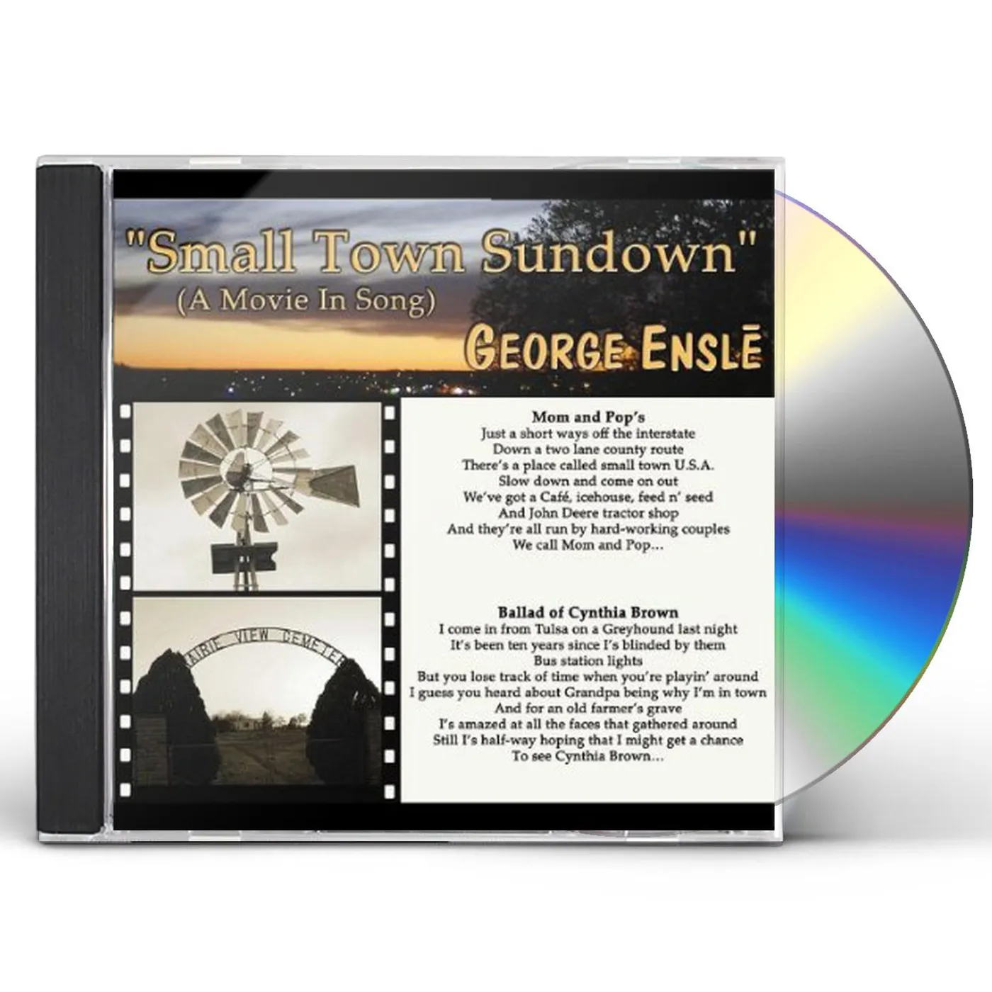 George Ensle SMALL TOWN SUNDOWN (A MOVIE IN SONG) CD