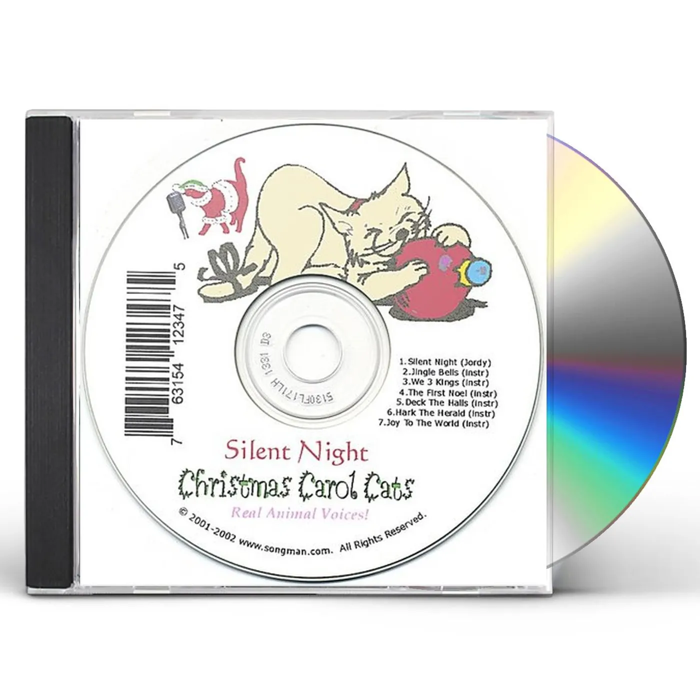 Christmas Carol Cats SILENT NIGHT CHRISTMAS MUSIC FOR CAT LOVERS CD