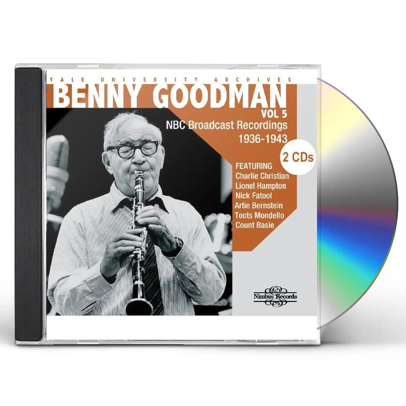 Benny Goodman YALE UNIVERSITY ARCHIVES 5 CD