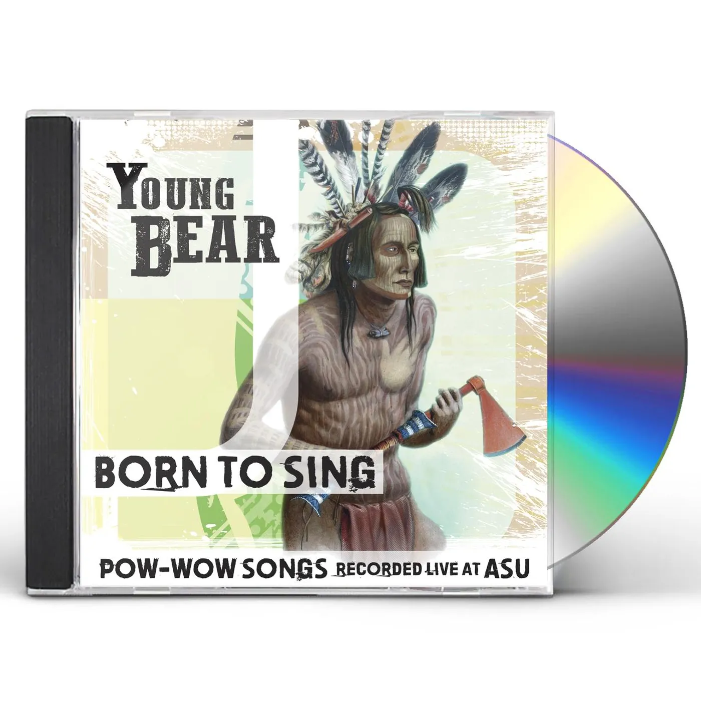 Young Bear BORN TO SING: POW-WOW SONGS REC LIVE AT ASU CD