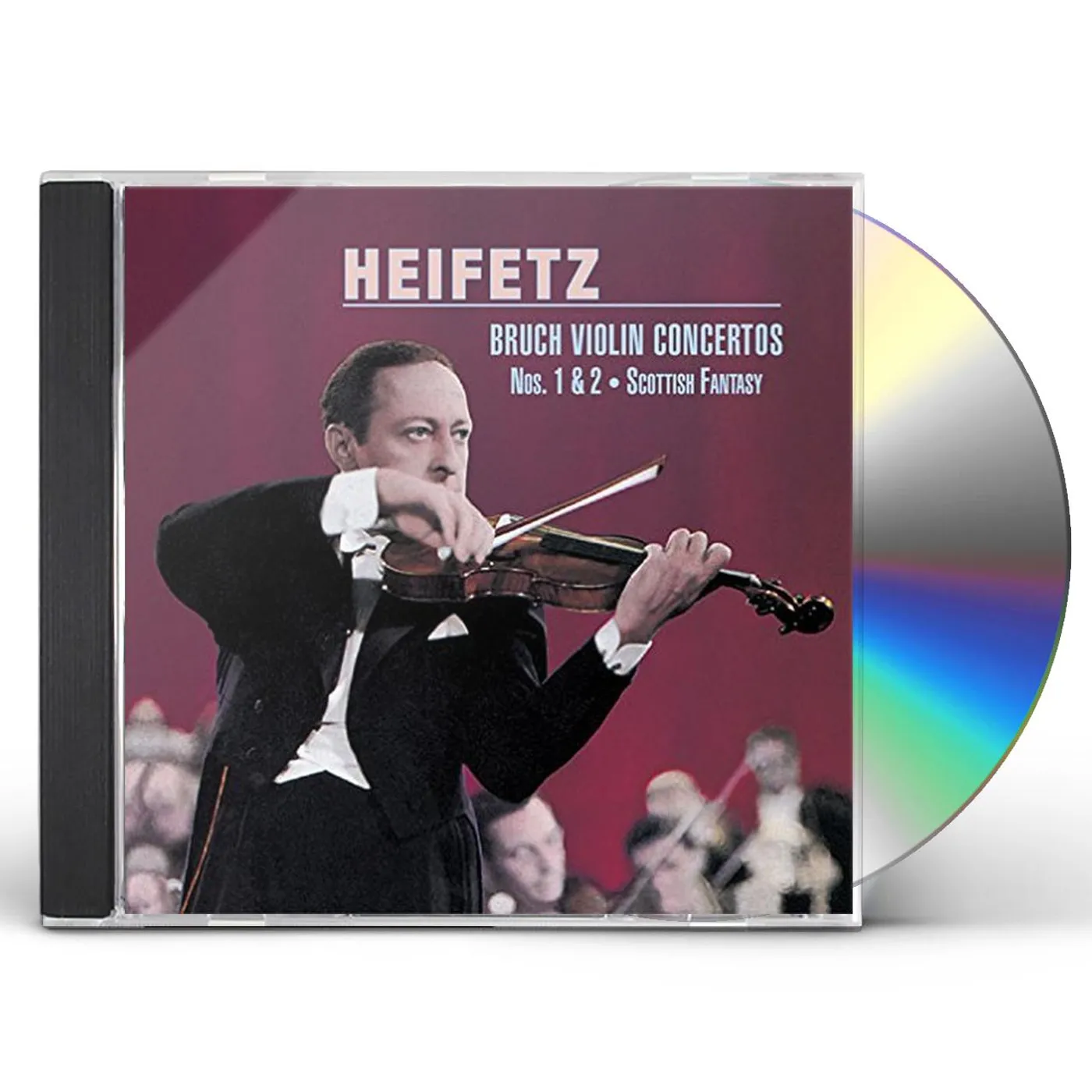 Jascha Heifetz BRUCH: VIOLIN CONCERTOS NO. 1. NO. 2 CD