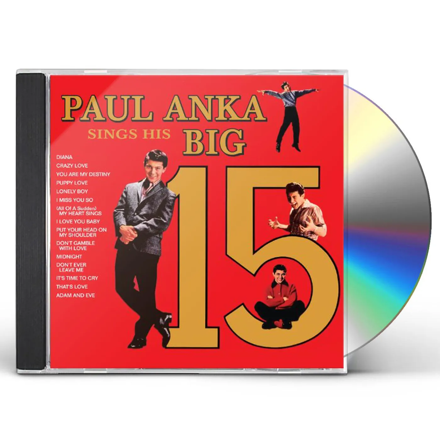PAUL ANKA'S SINGS HIS BIG 15 CD