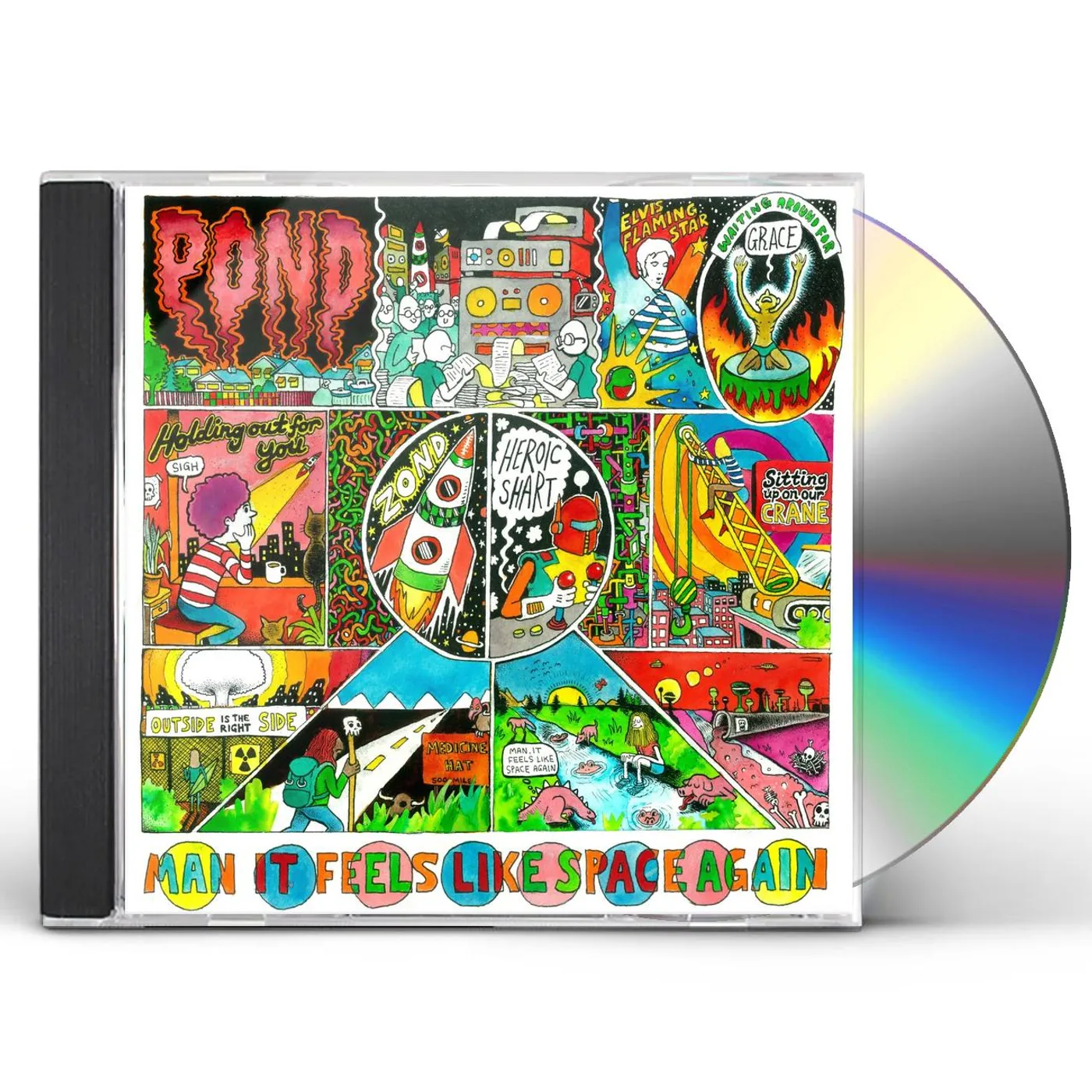 Pond MAN IT FEELS LIKE SPACE AGAIN CD