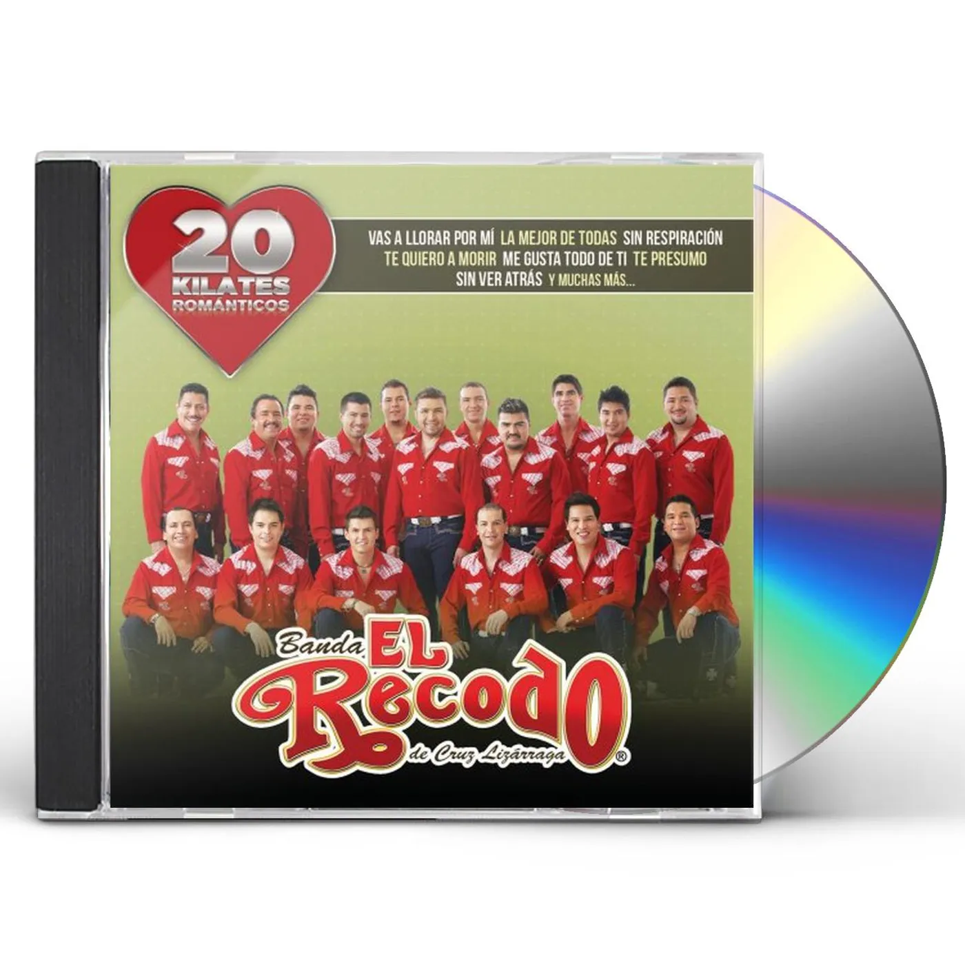 Banda Sinaloense El Recodo De Cruz Lizarraga 20 KILATES ROMANTICOS CD