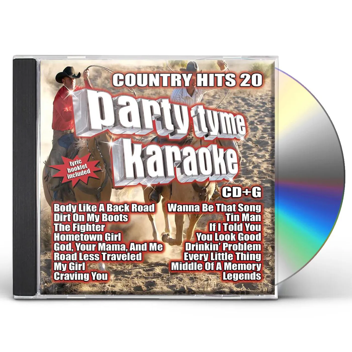 Party Tyme Karaoke - Country Hits 20 (16-song CD+G) CD
