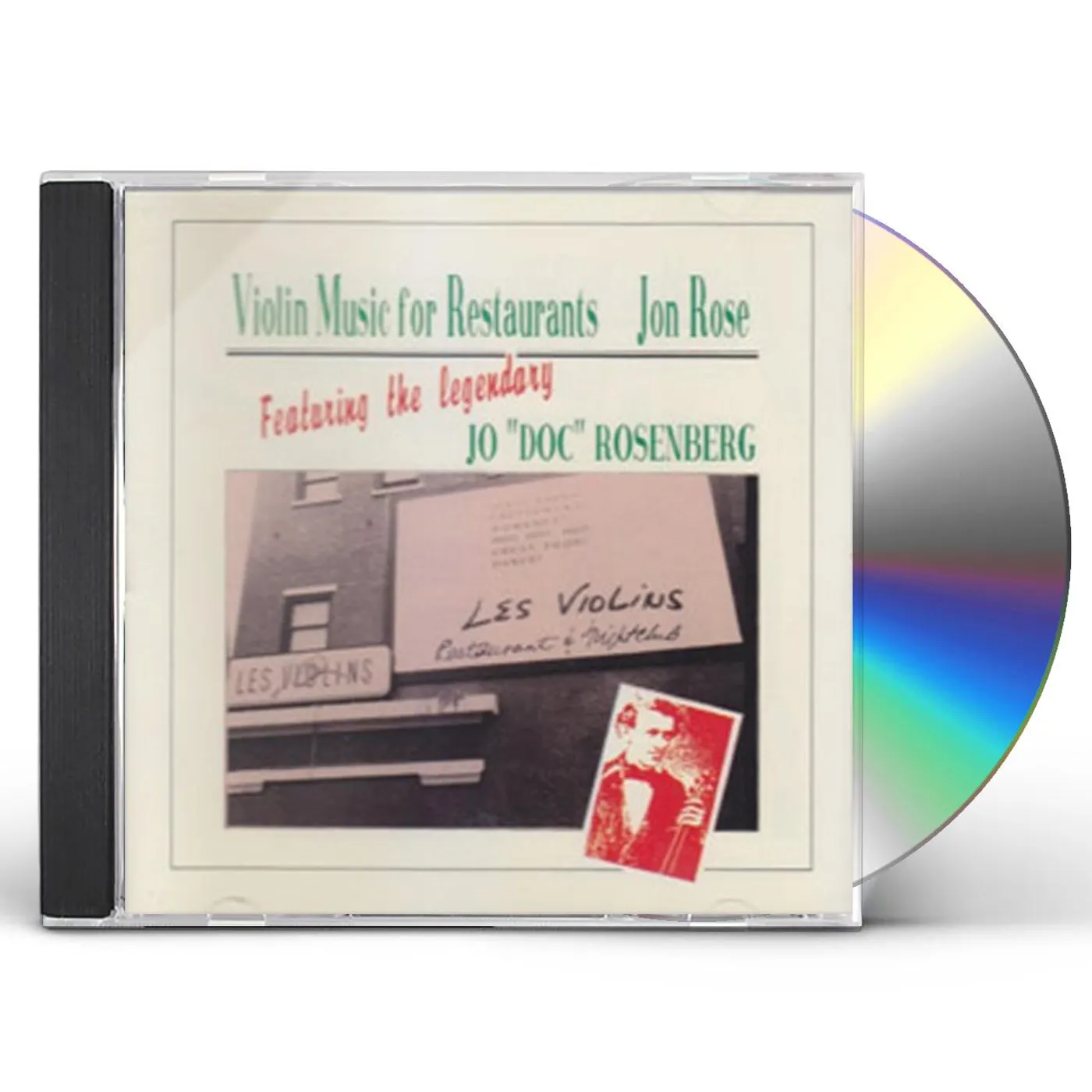 Jon Rose VIOLIN MUSIC FOR RESTAURANTS CD