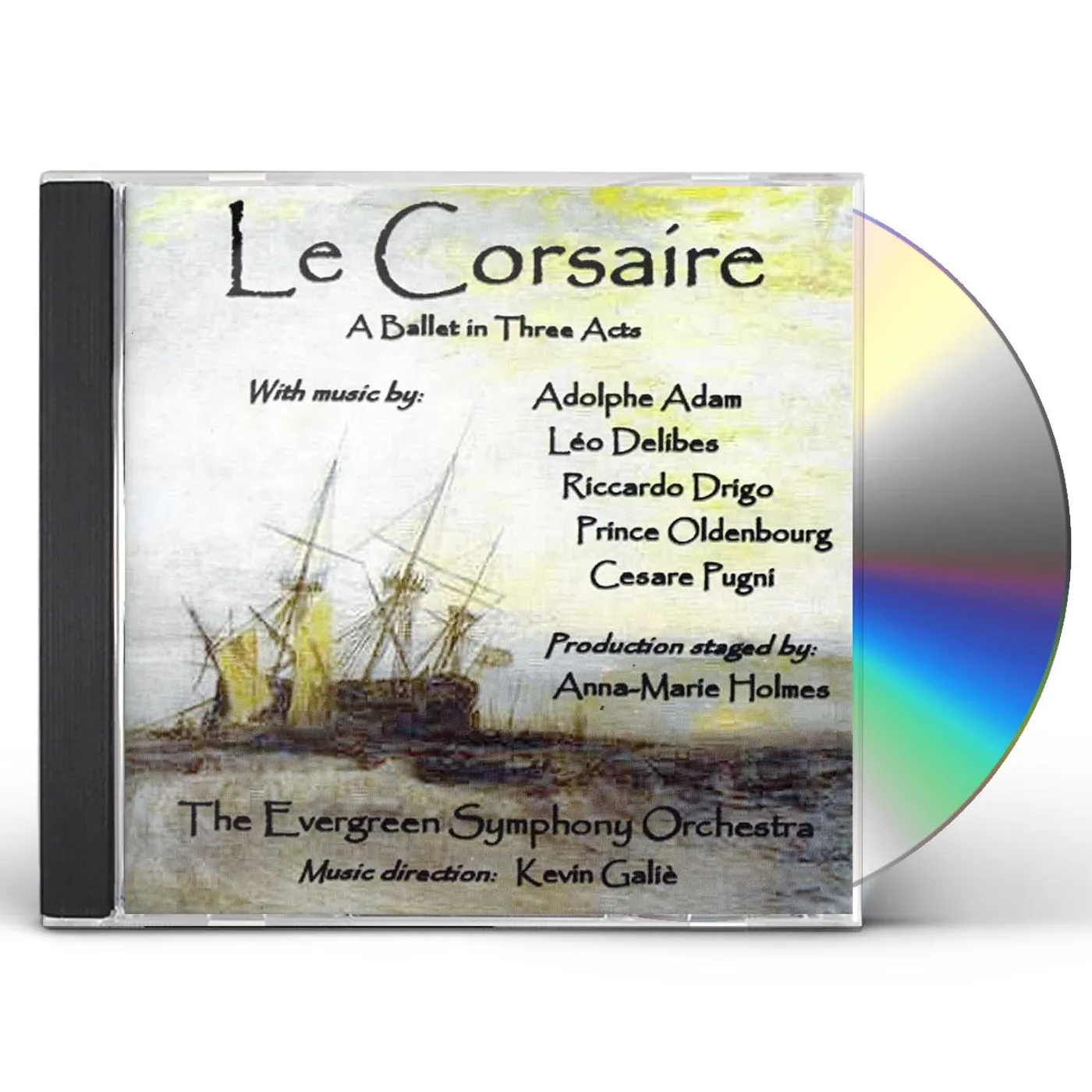 Evergreen Symphony Orchestra LE CORSAIRE - A BALLET IN THREE ACTS CD