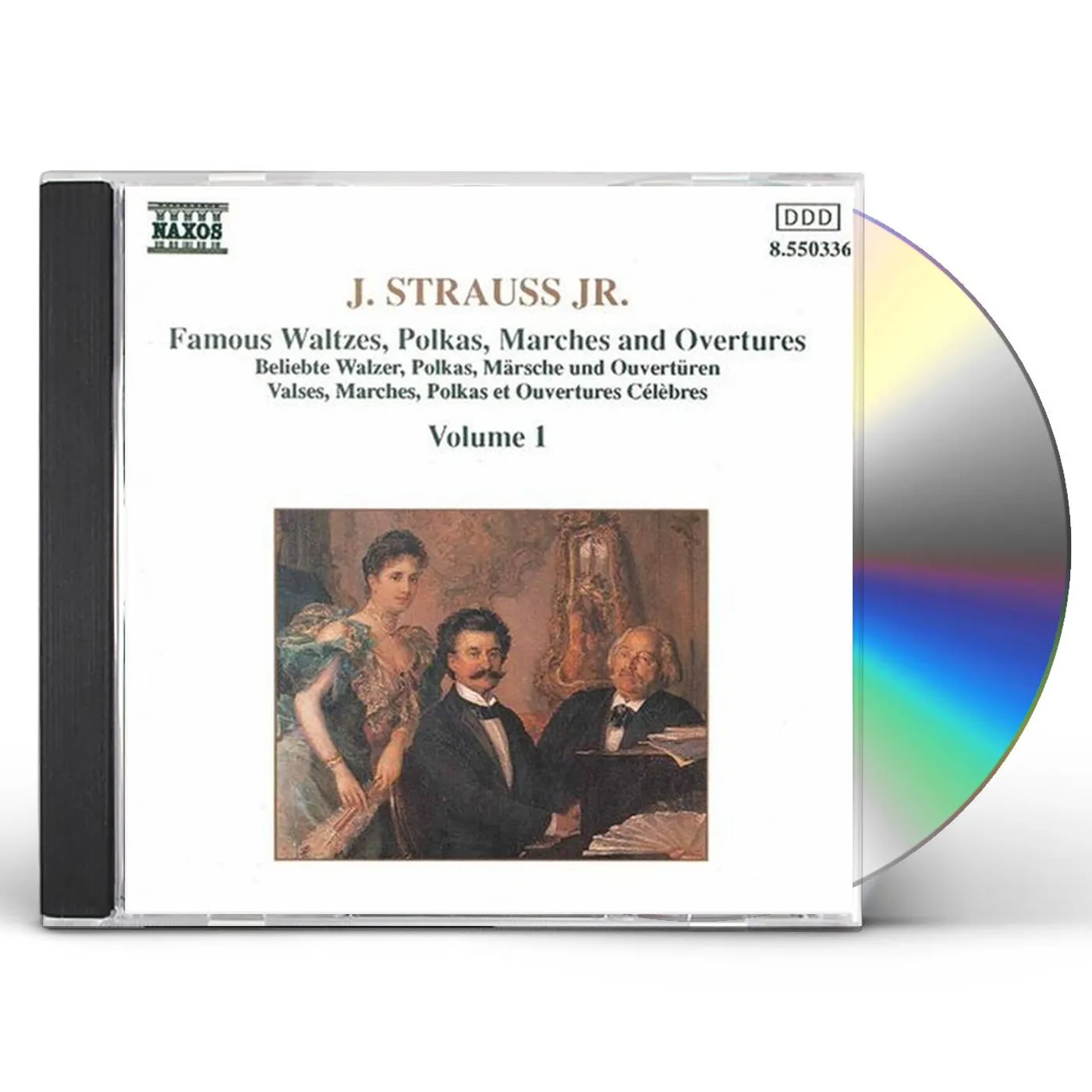 Johann Strauss WALTZES / POLKAS / MARCHES / OVERTURES 1 CD