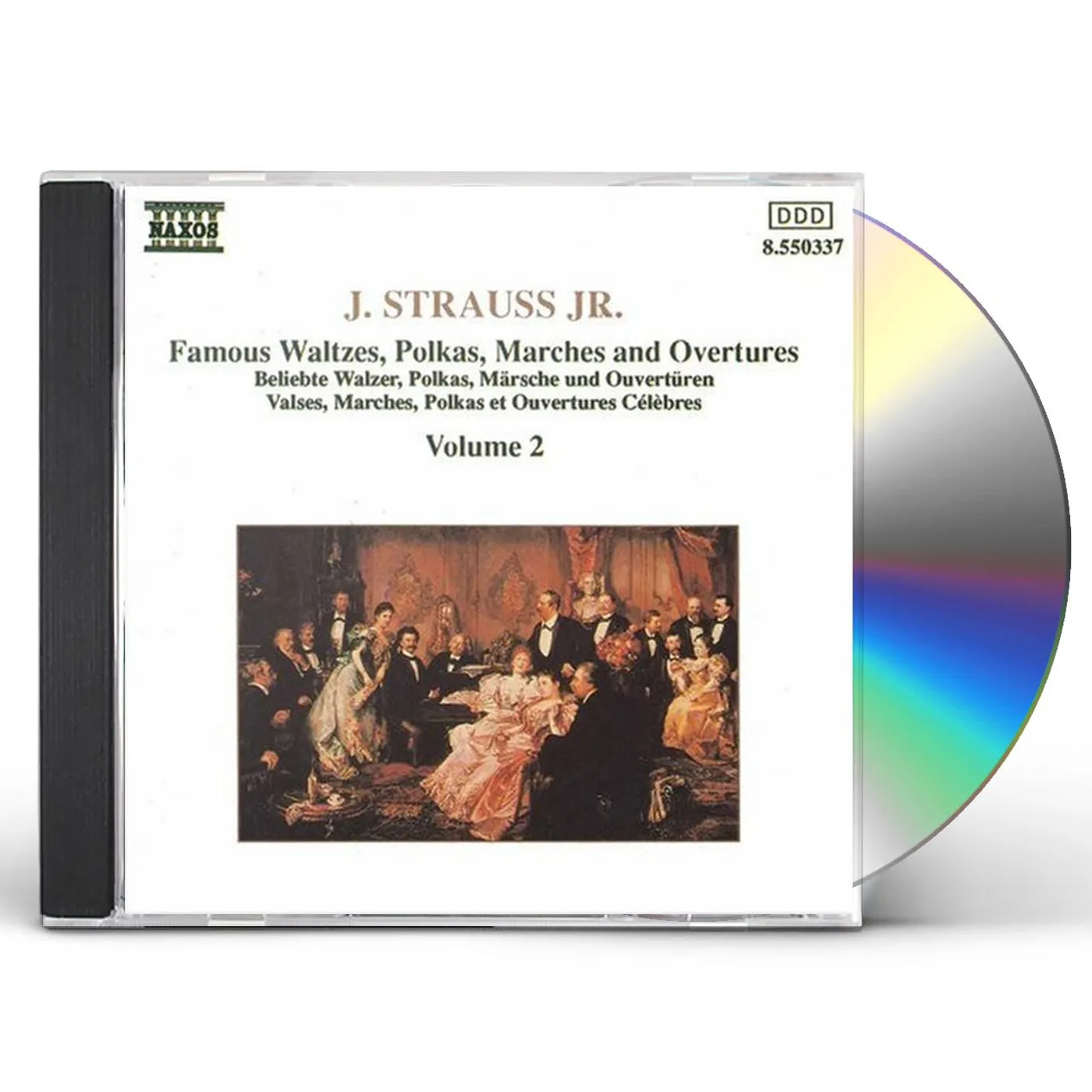 Johann Strauss WALTZES, POLKAS, MARCHES & OVERTURES 2 CD