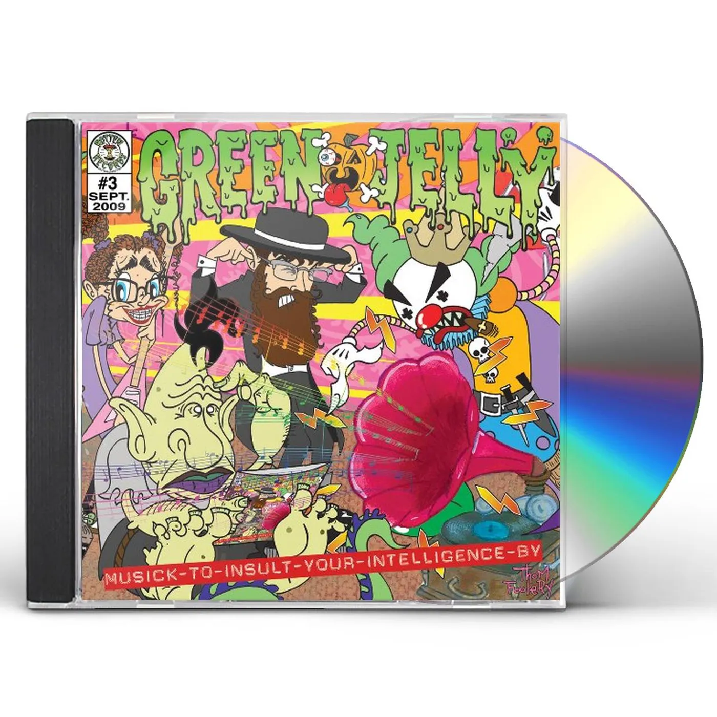 Green Jelly MUSICK TO INSULT YOUR INTELLEGENCE BY CD