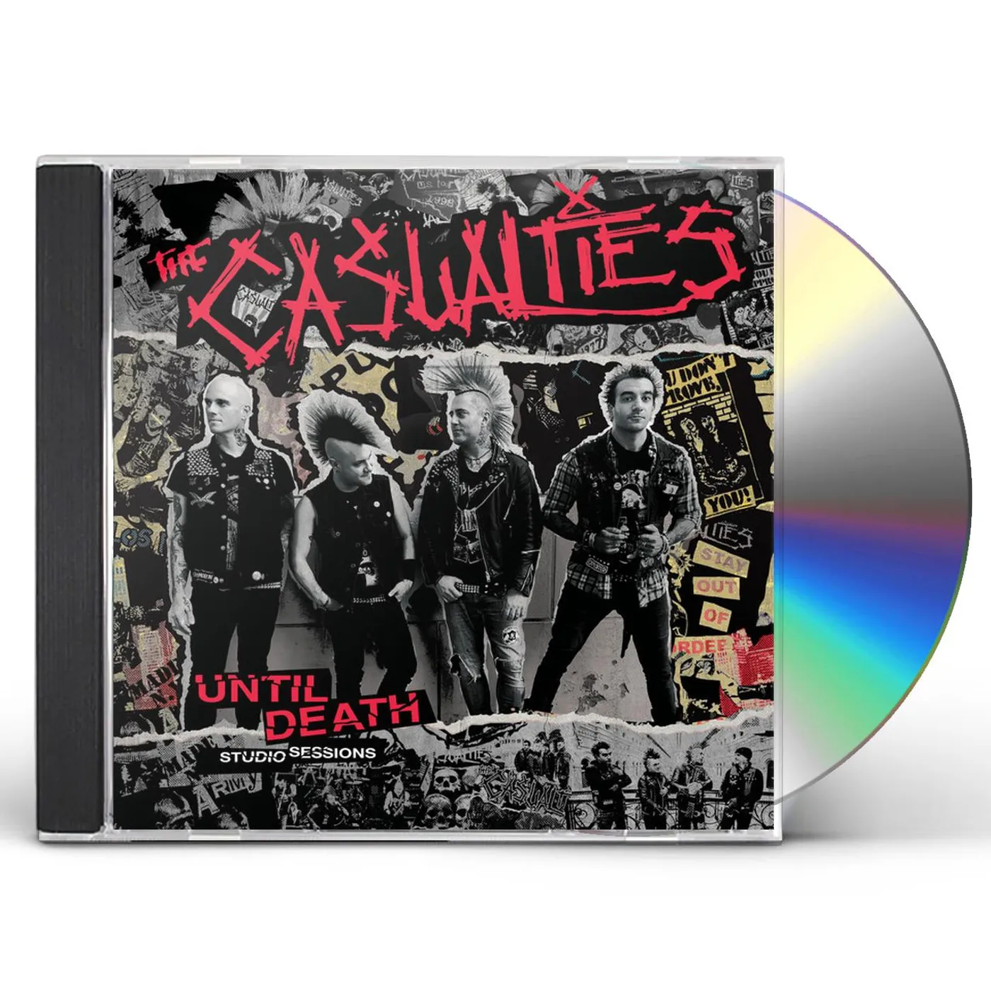 The Casualties UNTIL DEATH - STUDIO SESSIONS CD