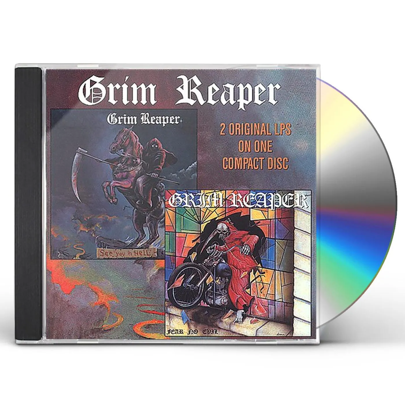 Grim Reaper SEE YOU IN HELL / FEAR NO EVIL CD