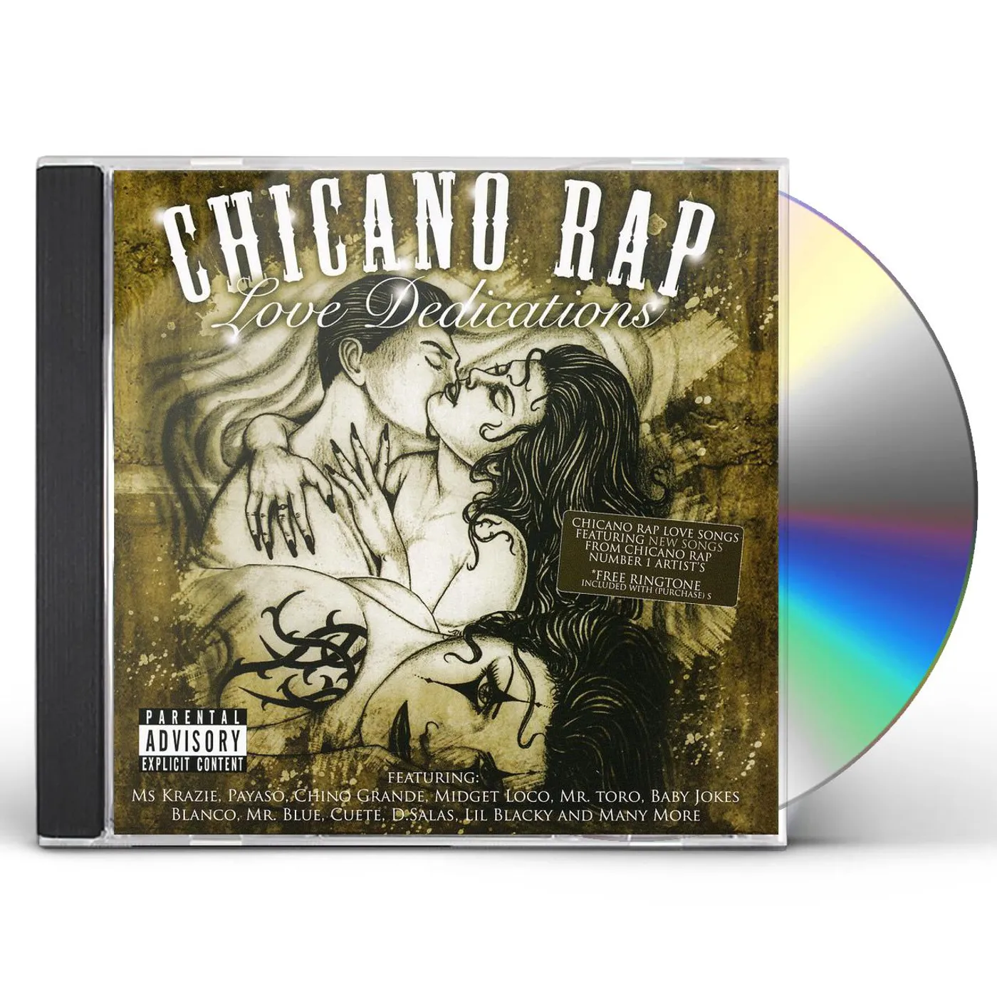Charlie Row Campo CHICANO RAP LOVE DEDICATIONS CD
