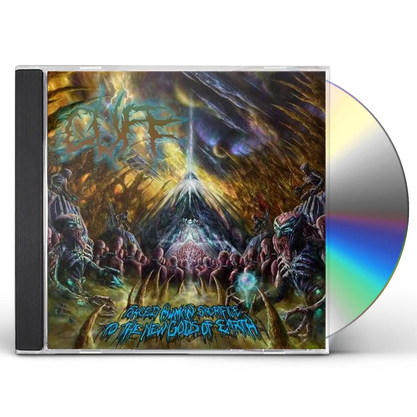 Cuff FORCED HUMAN SACRIFICE TO THE NEW GODS OF EARTH CD