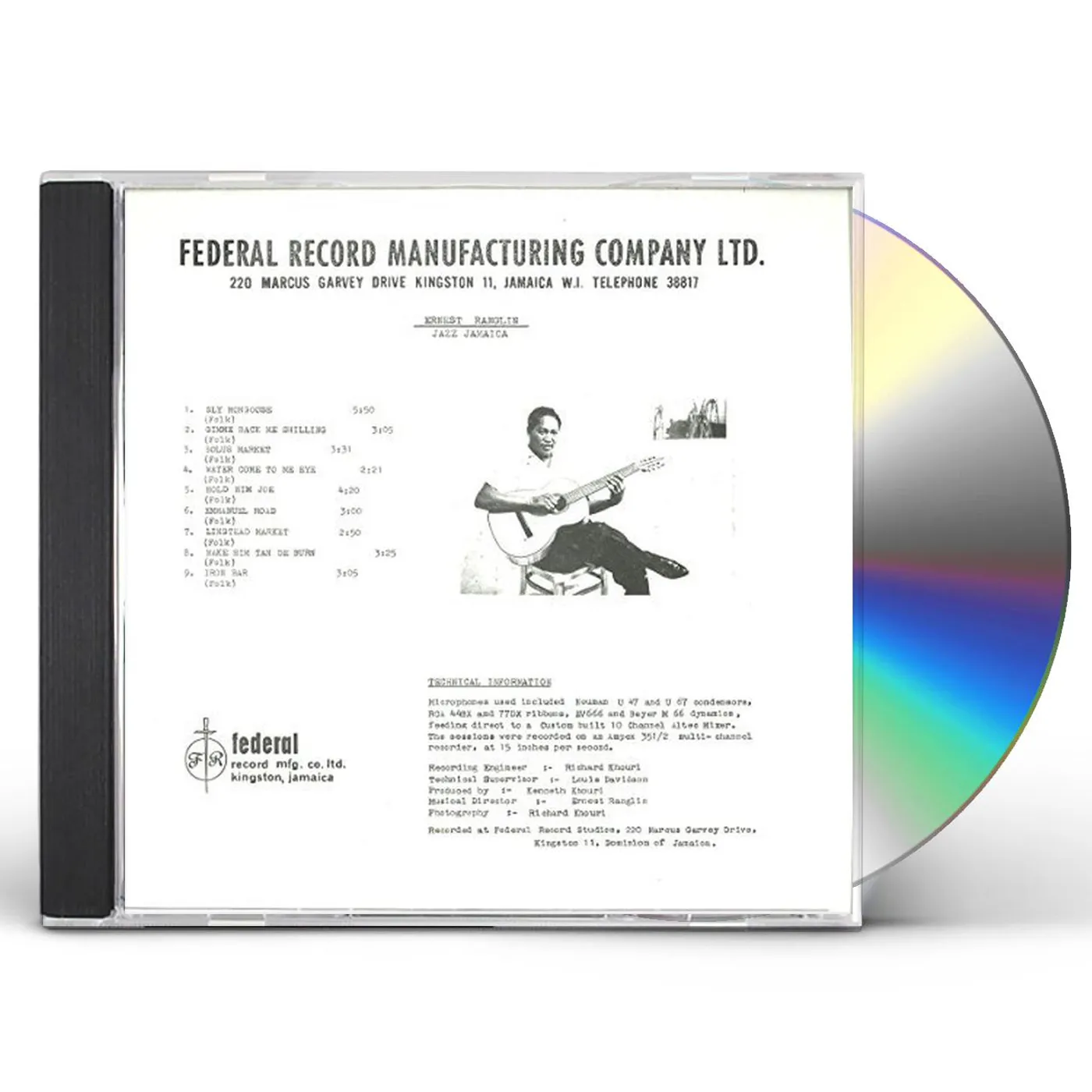 Ernest Ranglin JAZZ JAMAICA CD