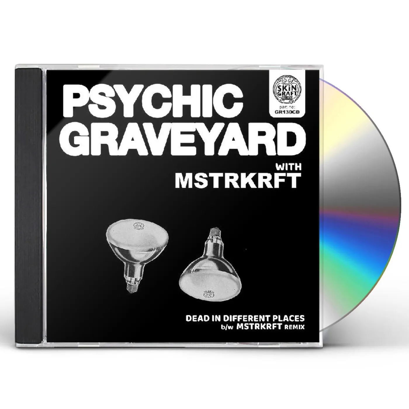 Psychic Graveyard DEAD IN DIFFERENT PLACES / MSTRKRFT REMIX CD
