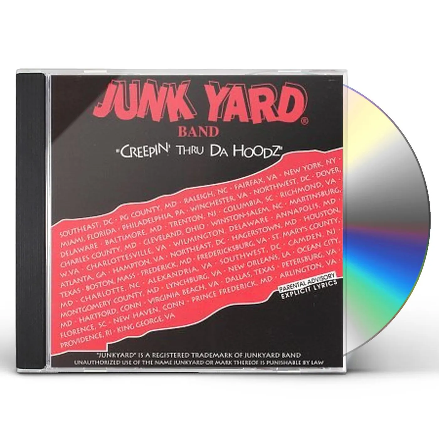 Junkyard Band CREEPIN THRU DA HOODZ CD