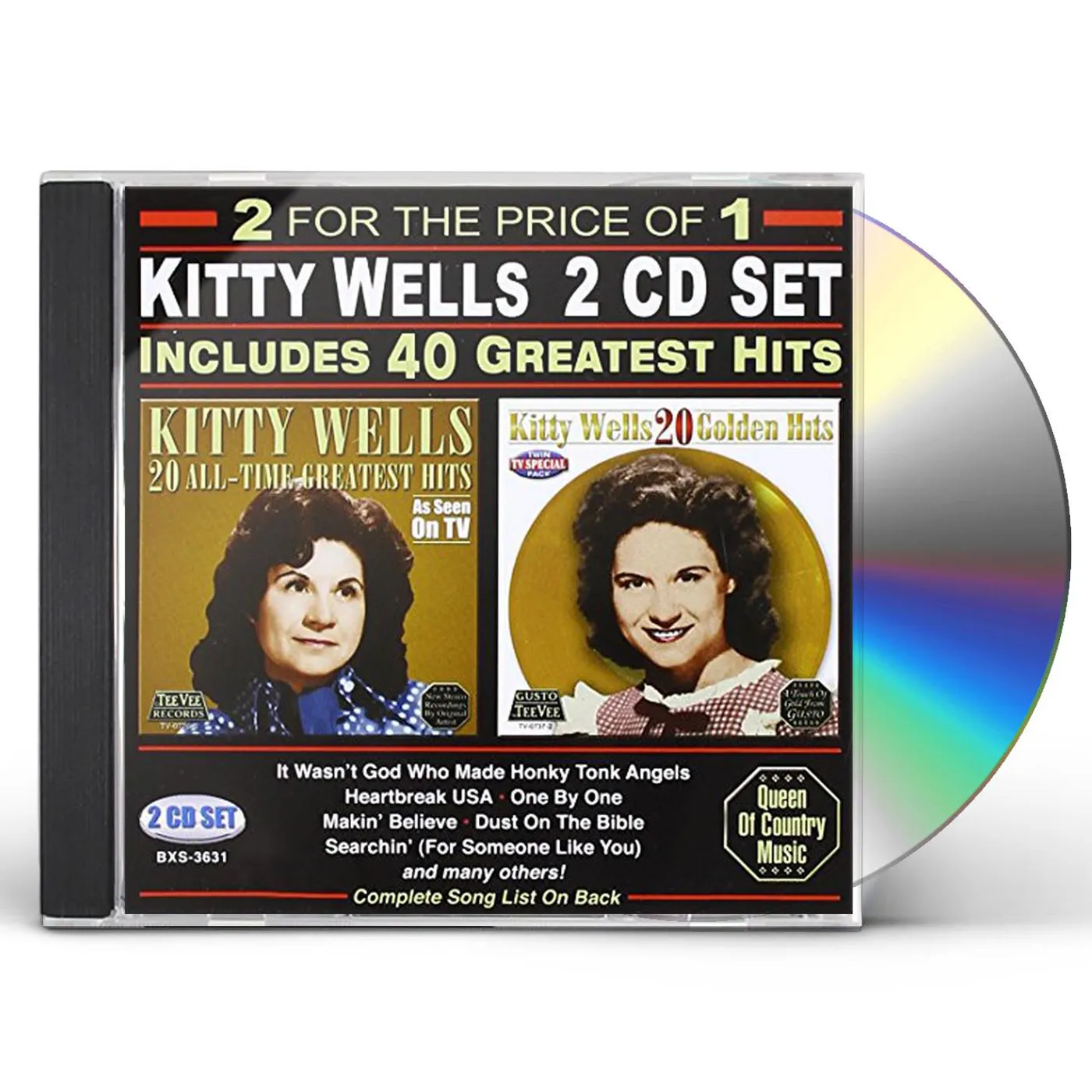 Kitty Wells 40 GREATEST HITS CD