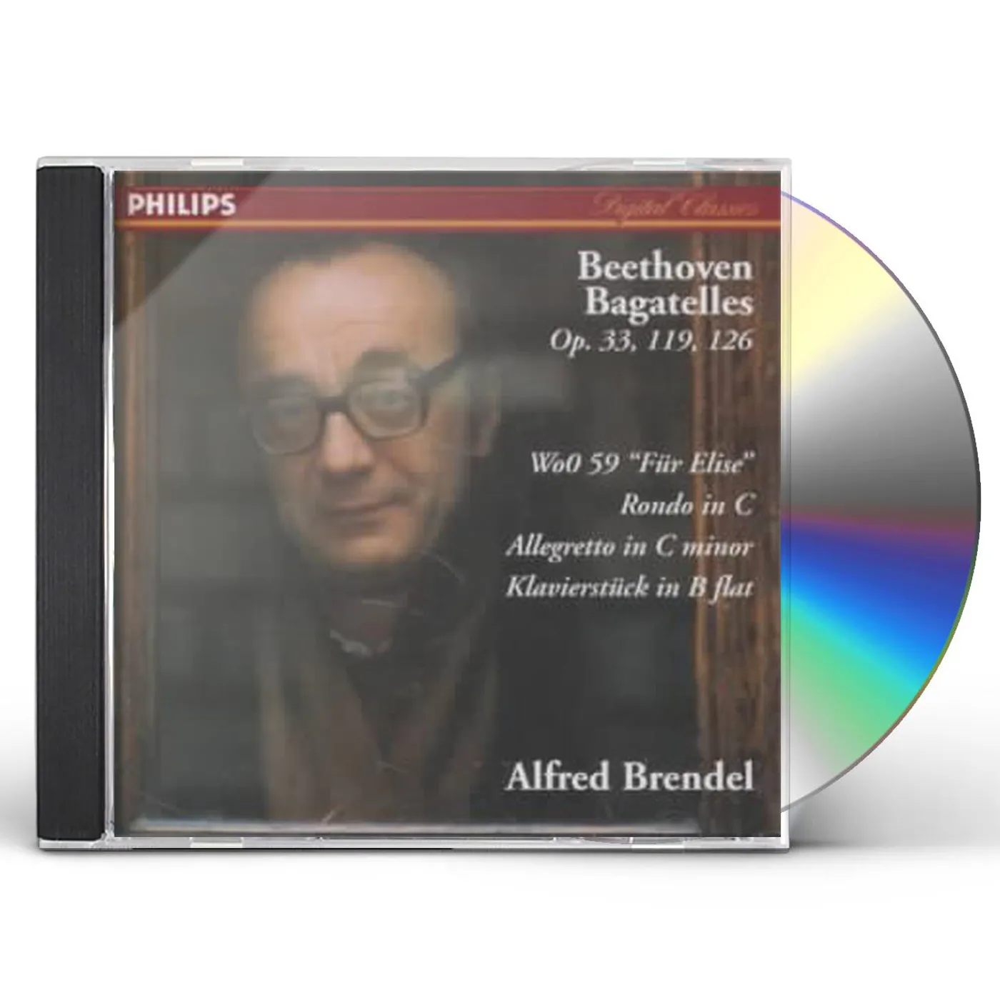 Alfred Brendel  Bagatelles 33, 119, 126 CD