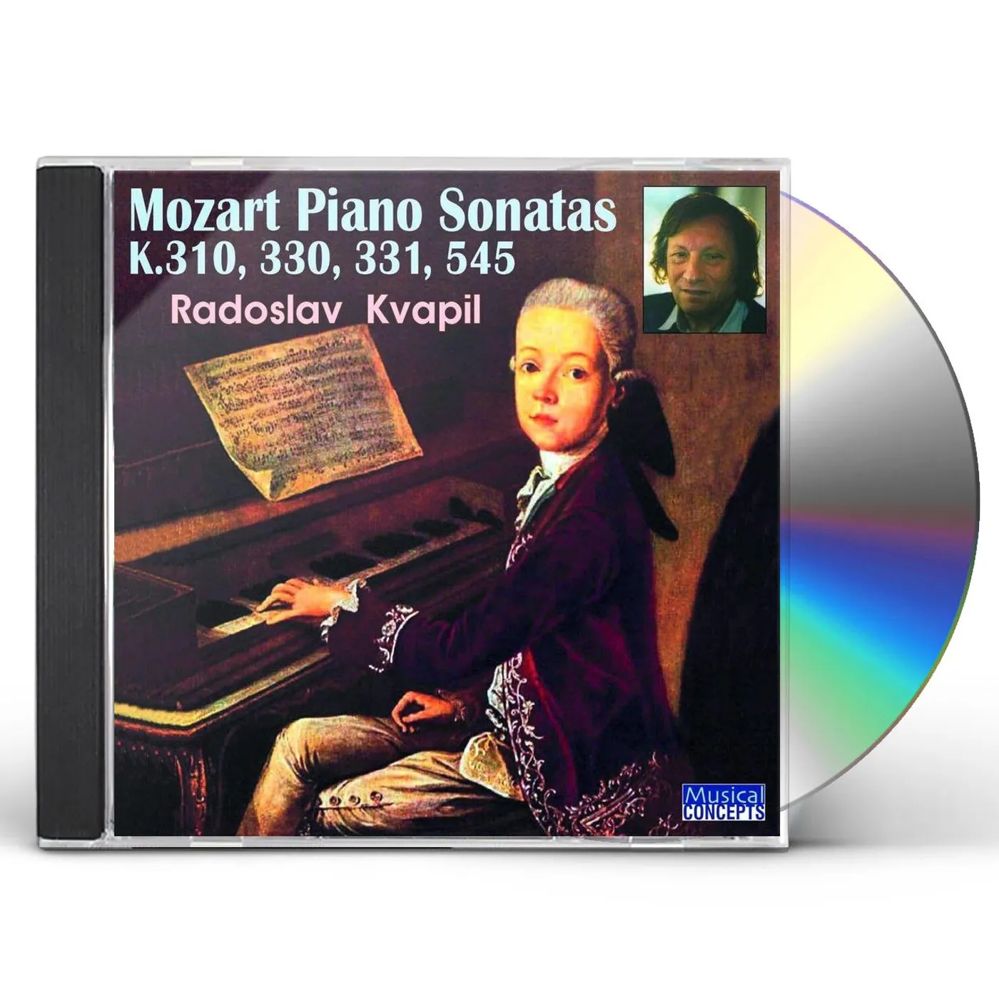 Radoslav Kvapil MOZART PIANO SONS N. 8 10 11 15 K.301 330 331 545 CD